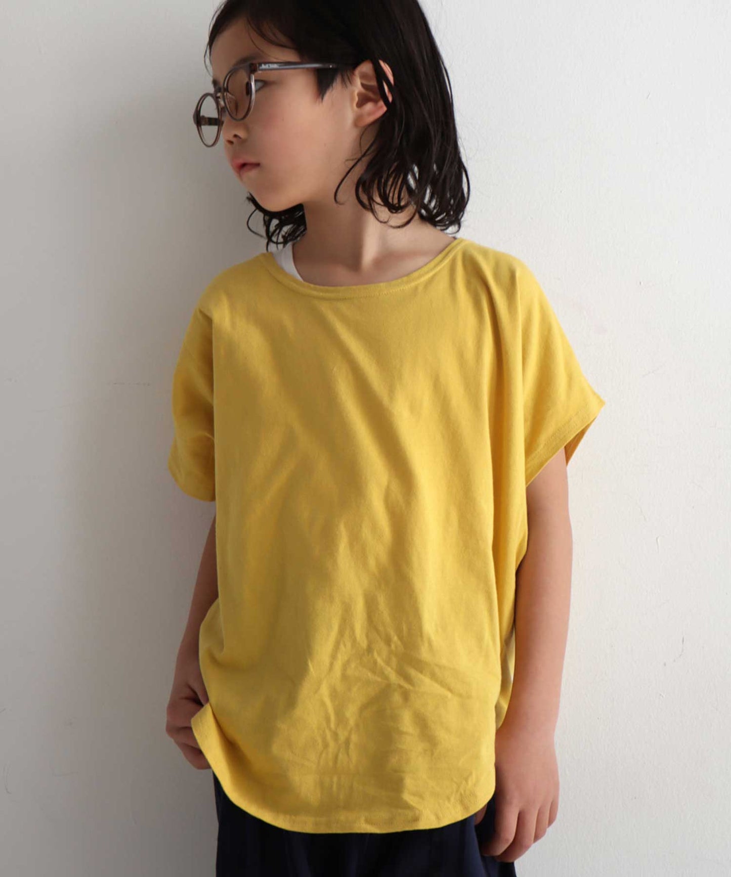 100%cotton Simple Dolman sleeve Tops Kids