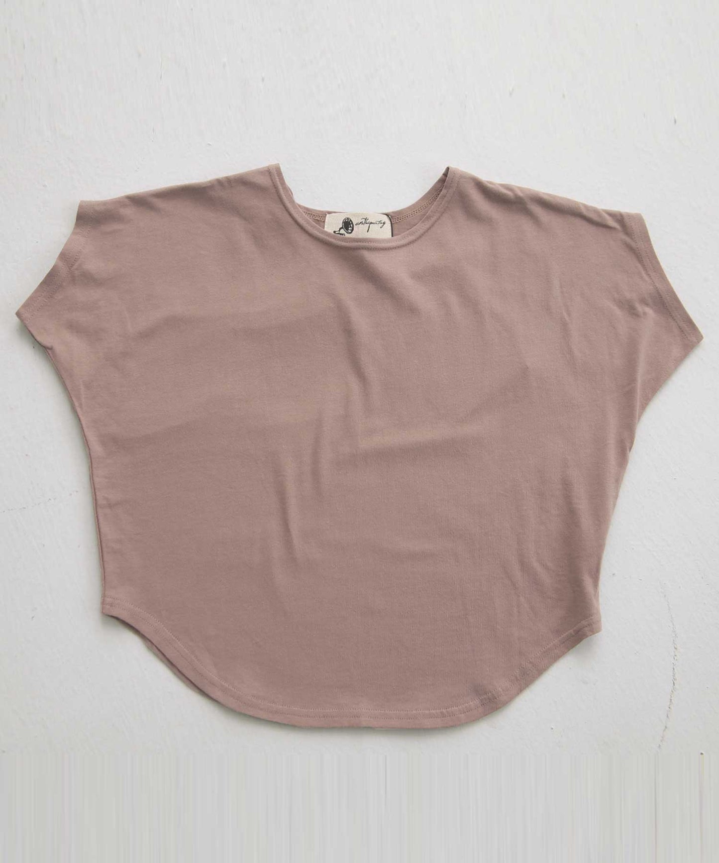 100%cotton Simple Dolman sleeve Tops Kids