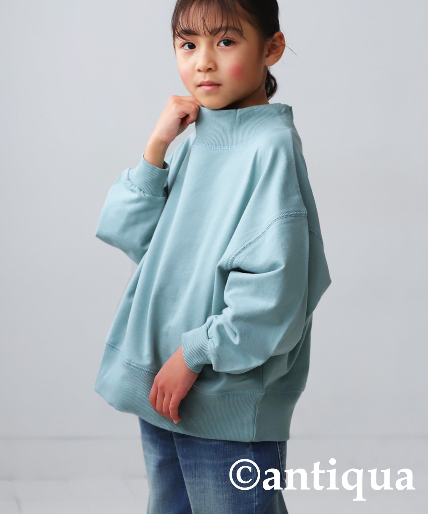 High neck rib tops Kids