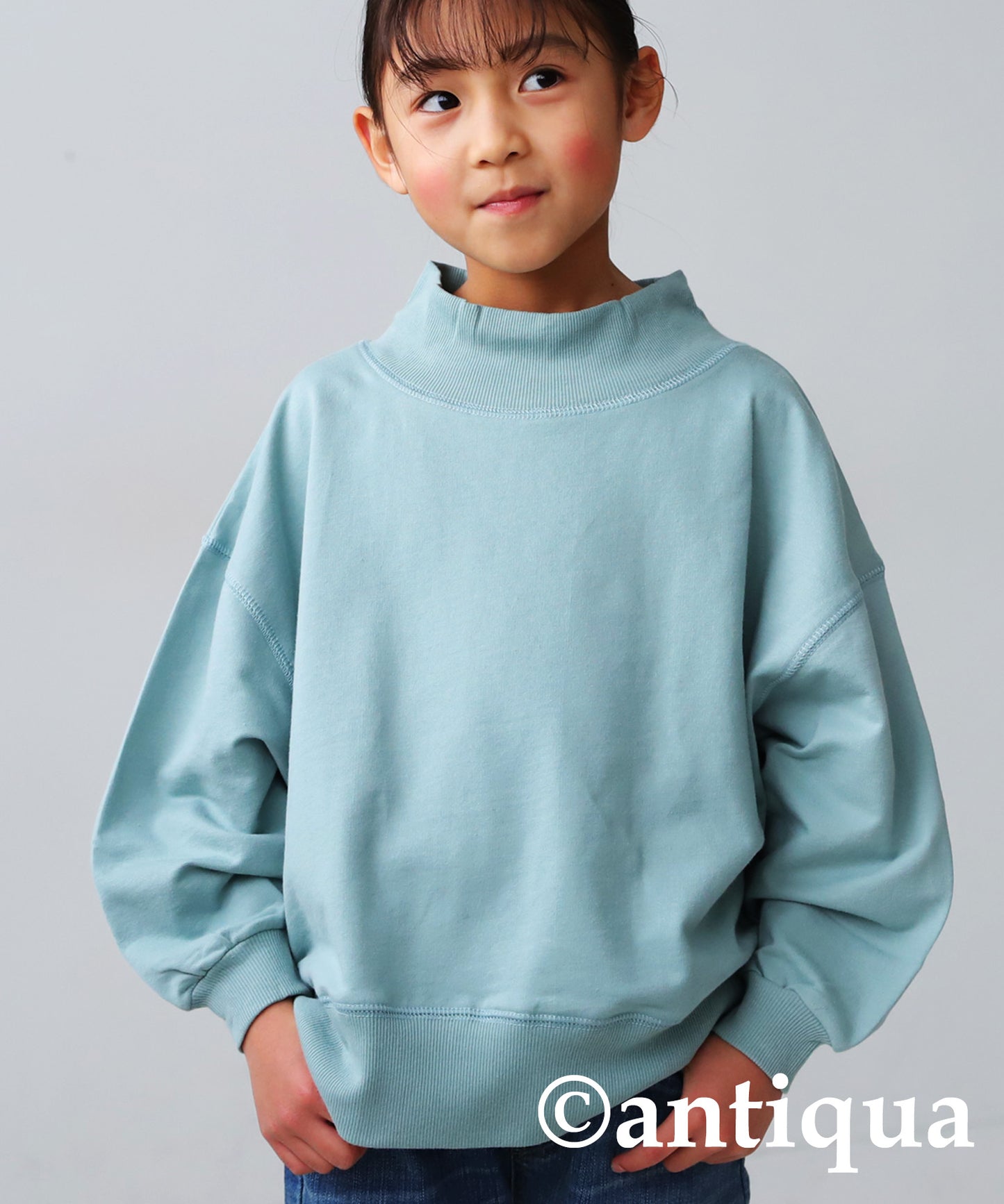 High neck rib tops Kids