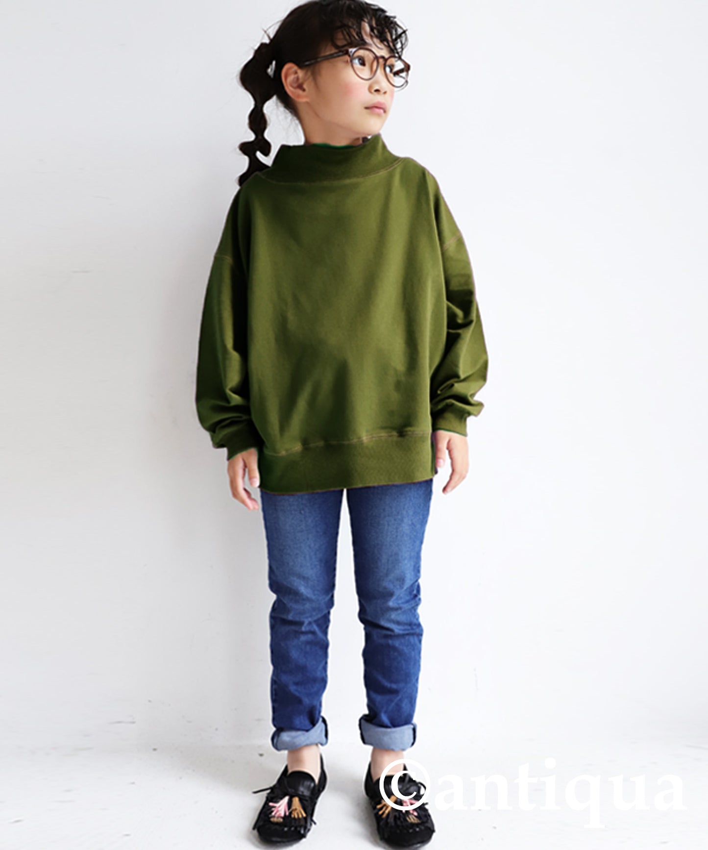 High neck rib tops Kids