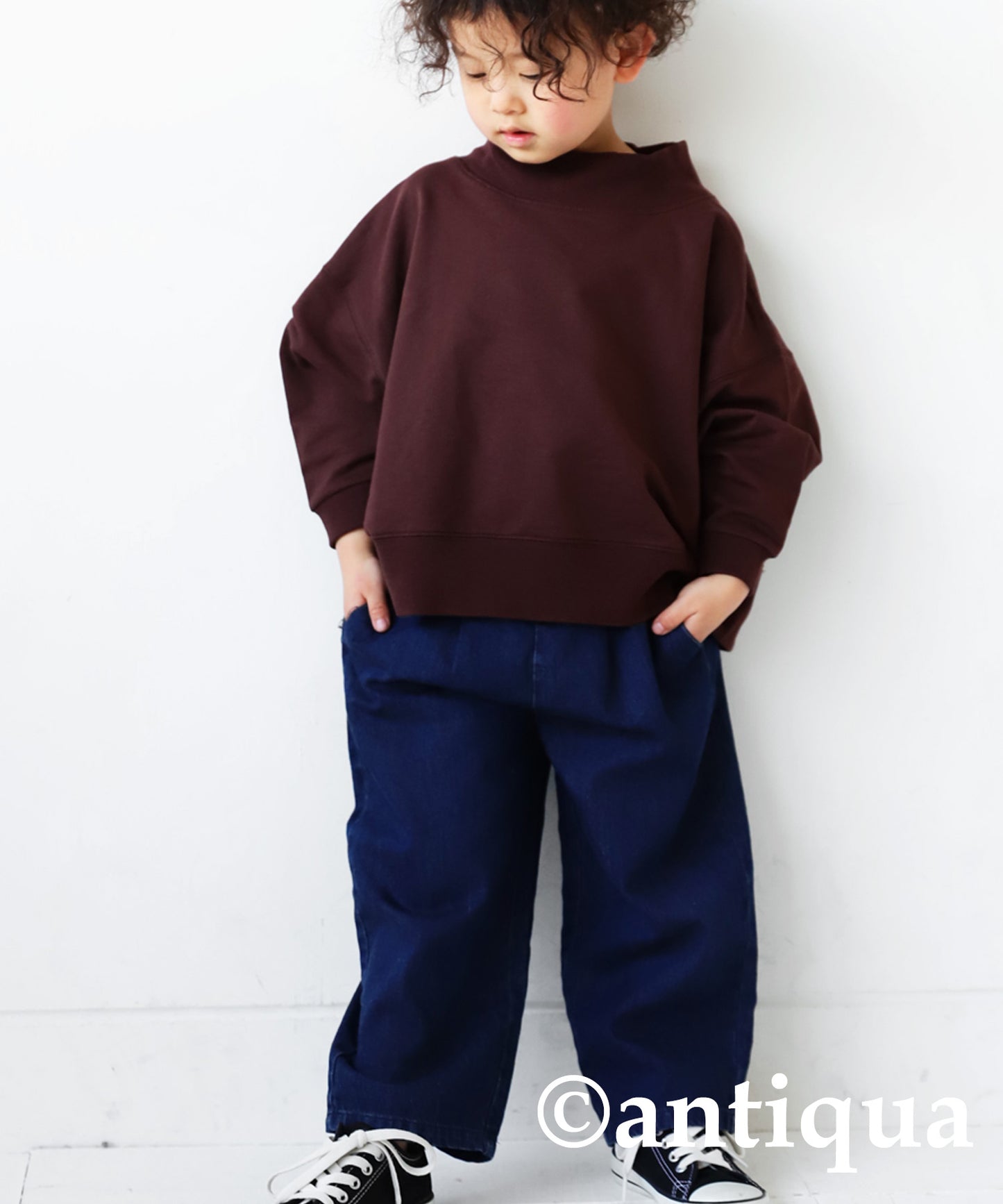 High neck rib tops Kids