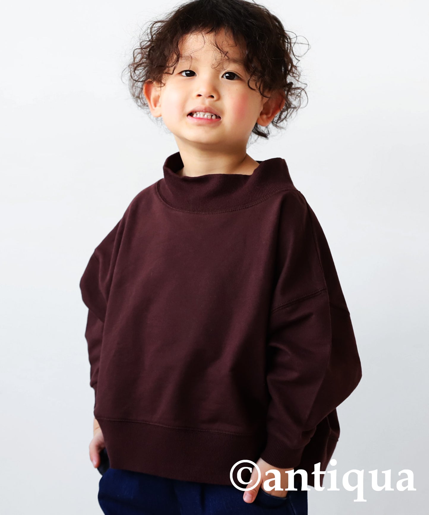 High neck rib tops Kids