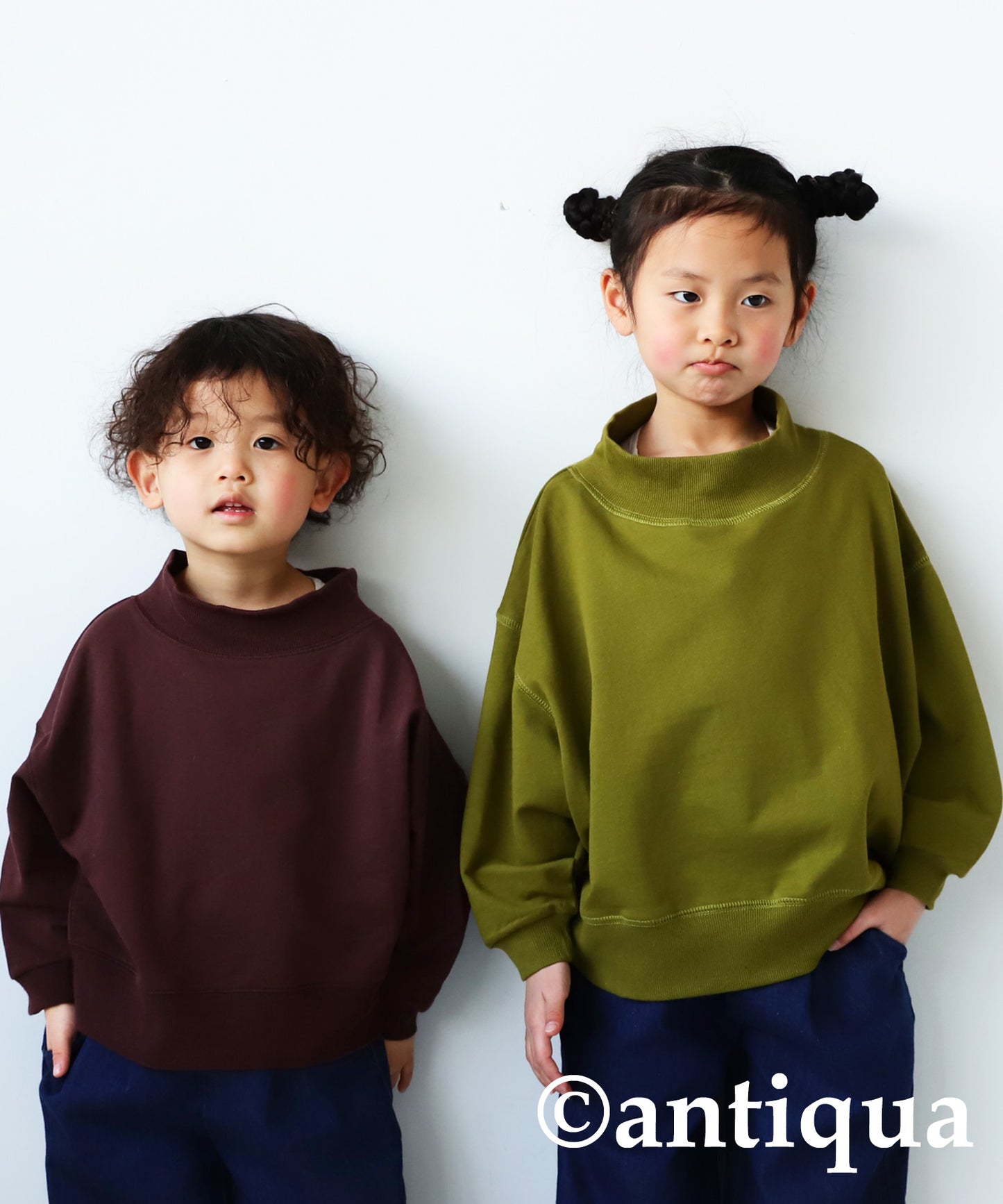 High neck rib tops Kids