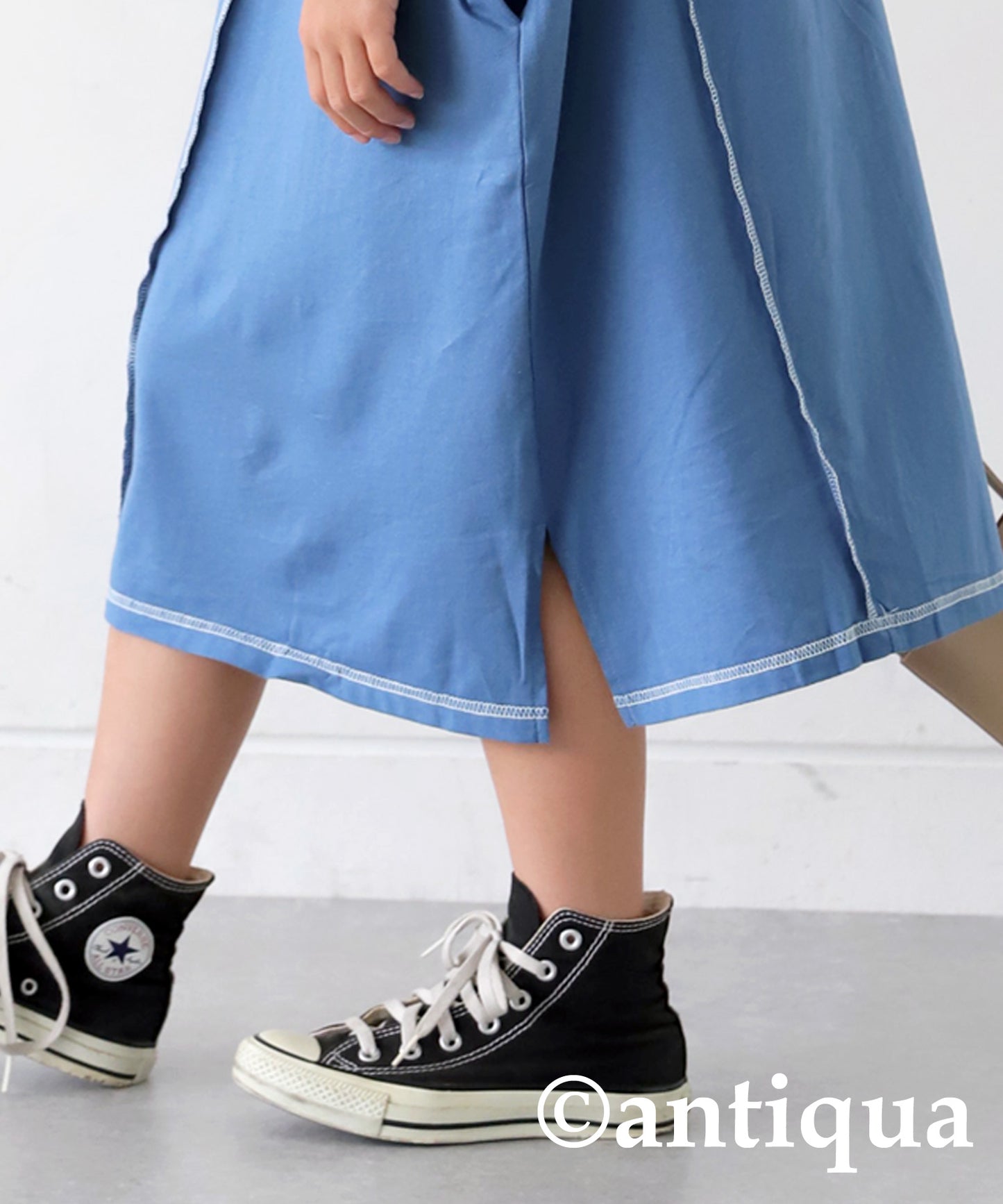 100% cotton out stech bicolor dress Kids