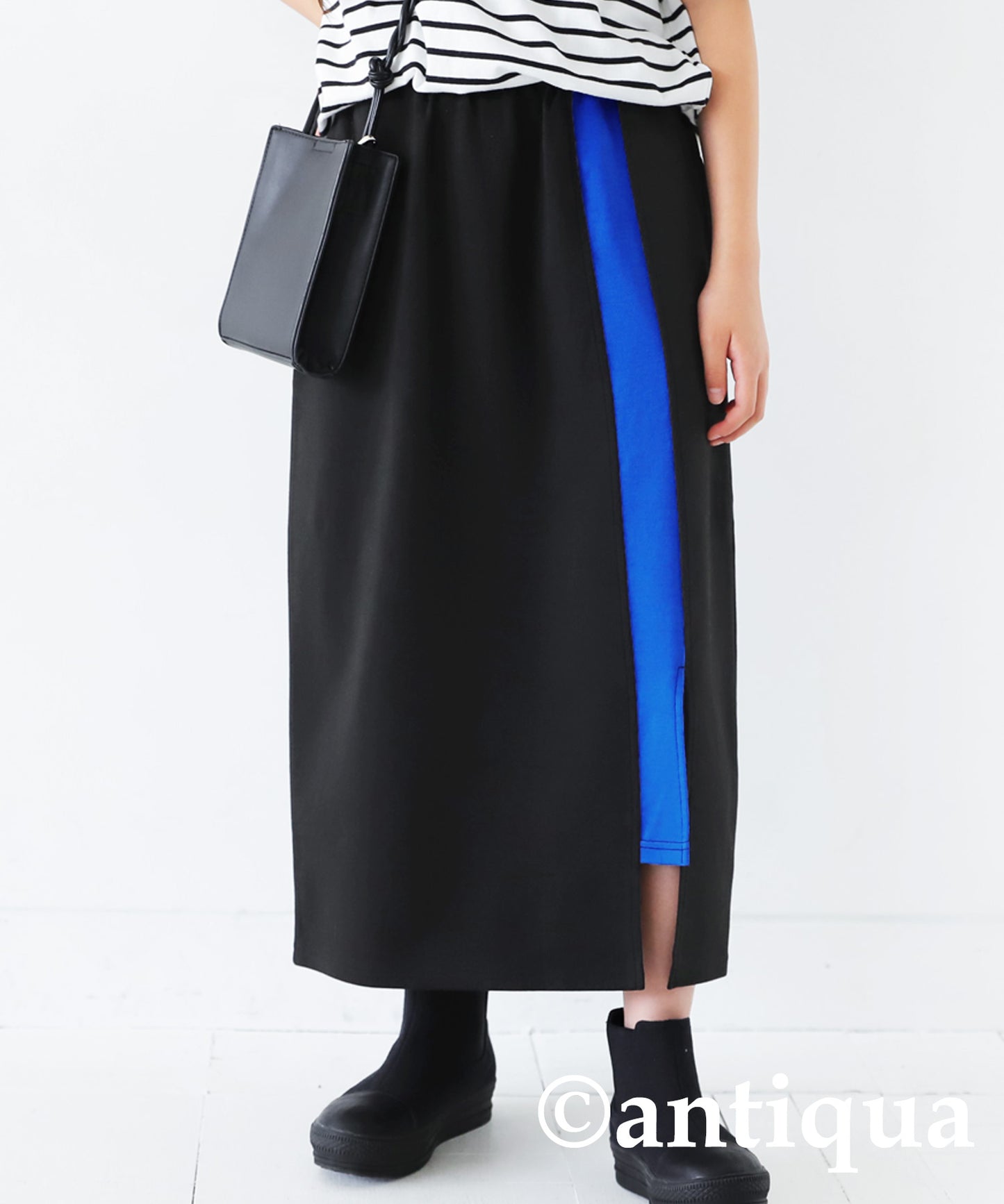 Ponte fabric Slit skirt Kids