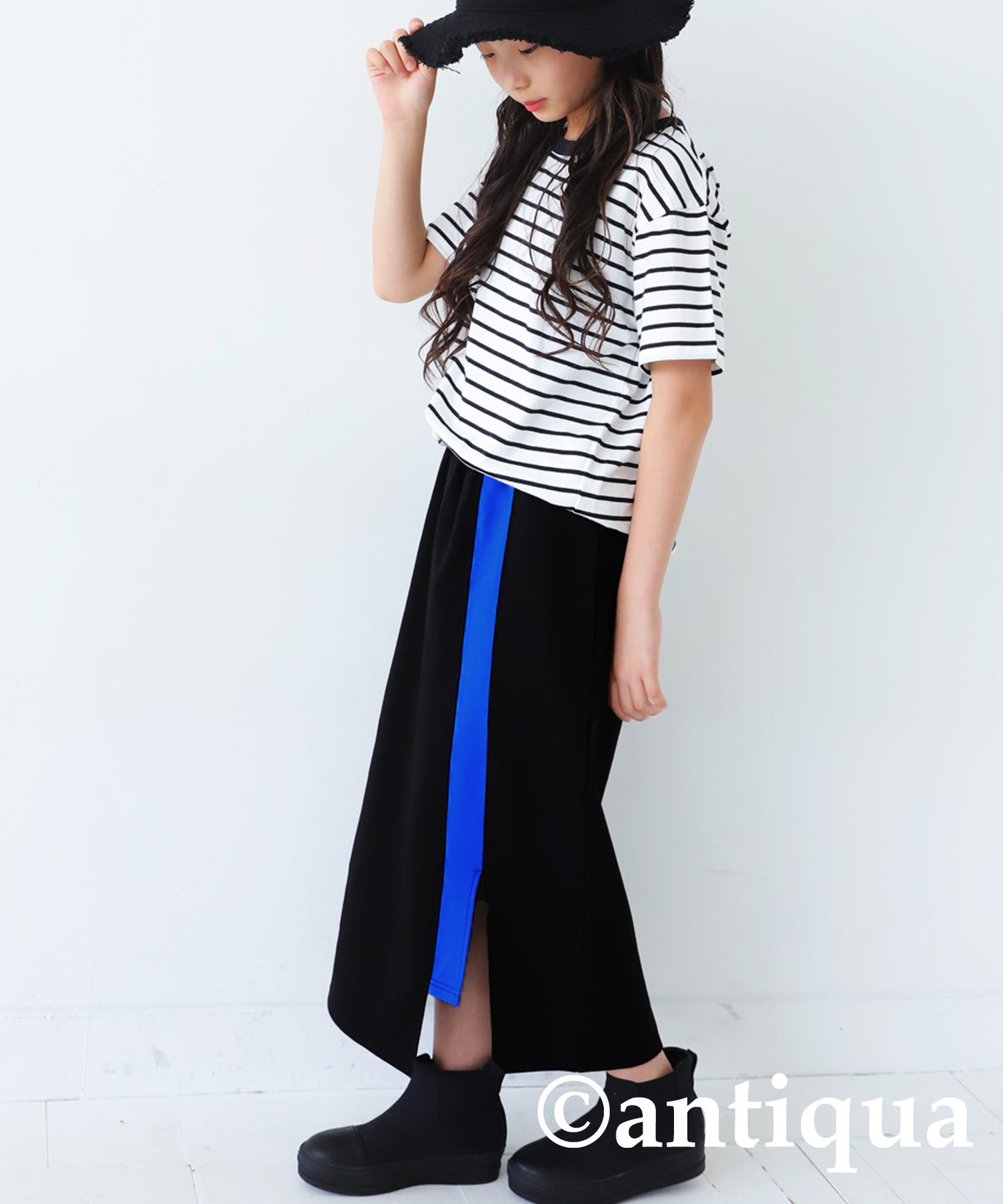 Ponte fabric Slit skirt Kids