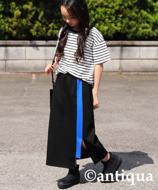 Ponte fabric Slit skirt Kids