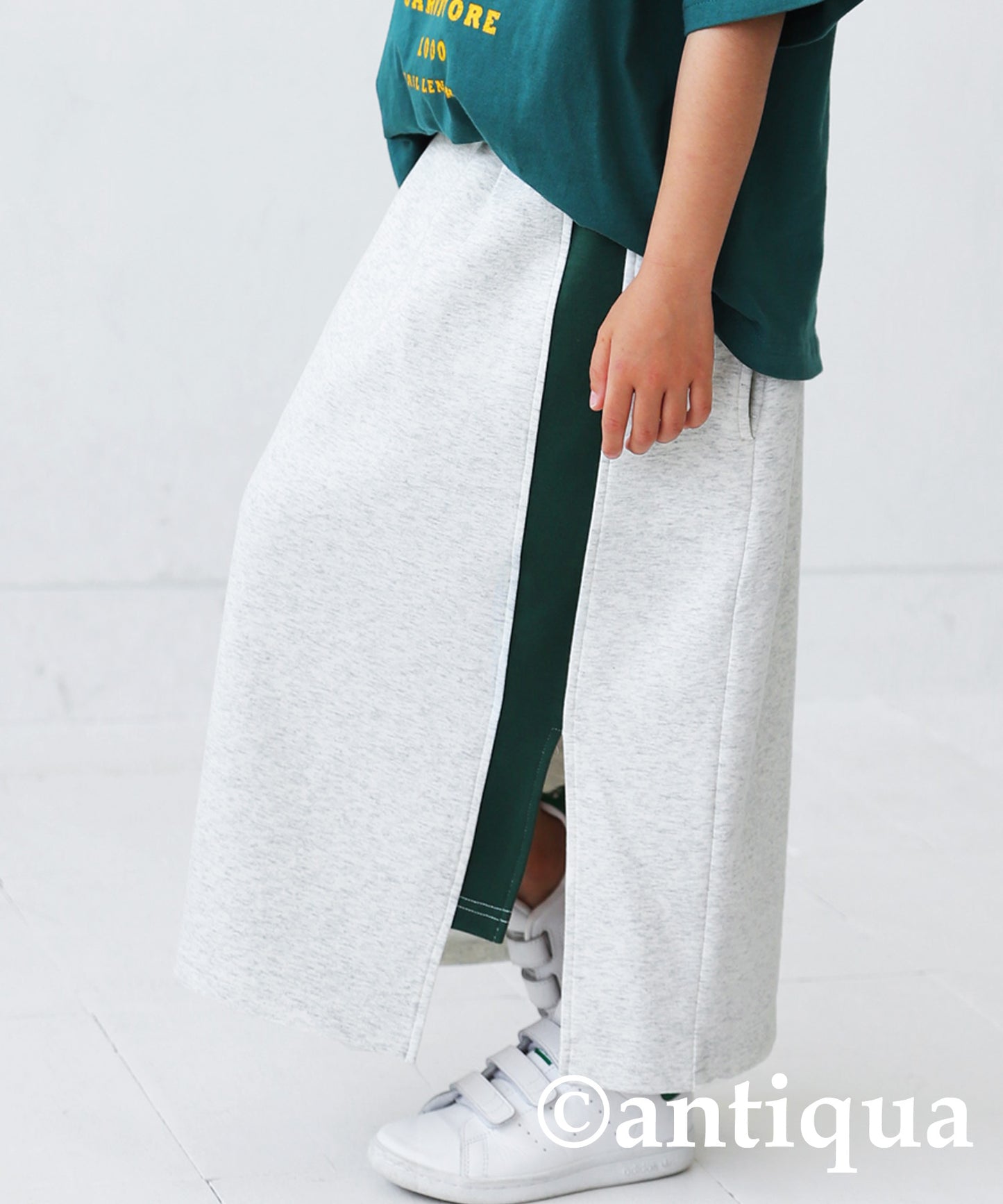 Ponte fabric Slit skirt Kids