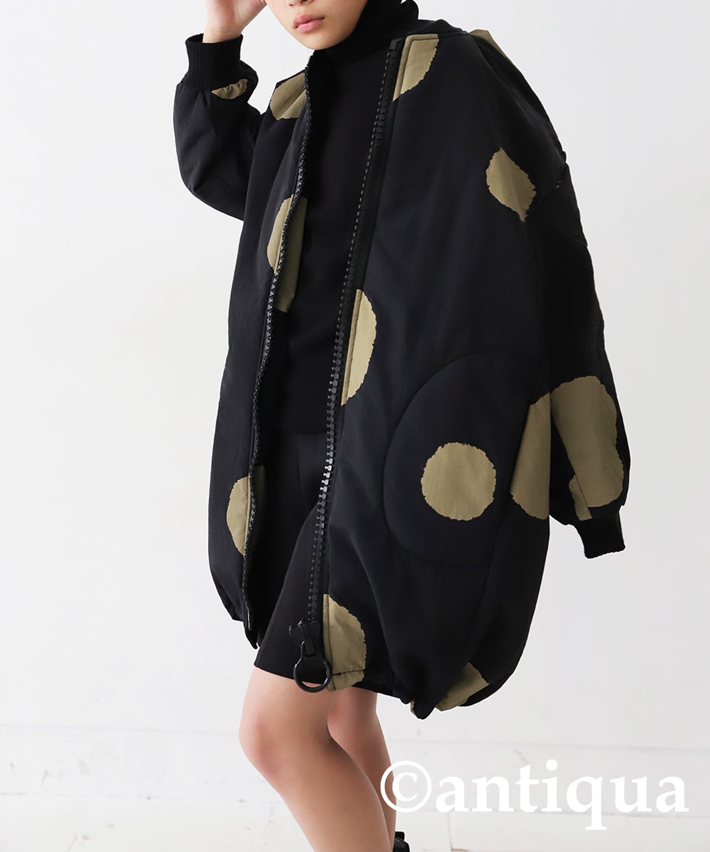 Polka Dots Nylon Coat Kids