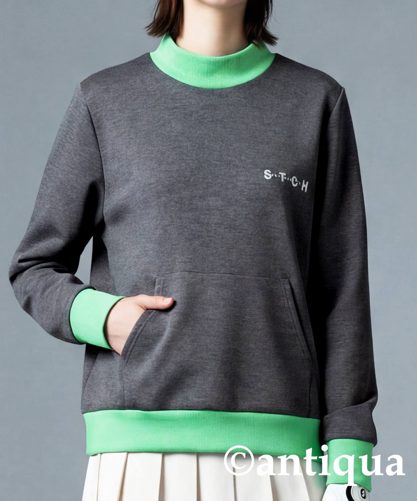 ANTIQUA GOLF×STCH Pullover Ladies