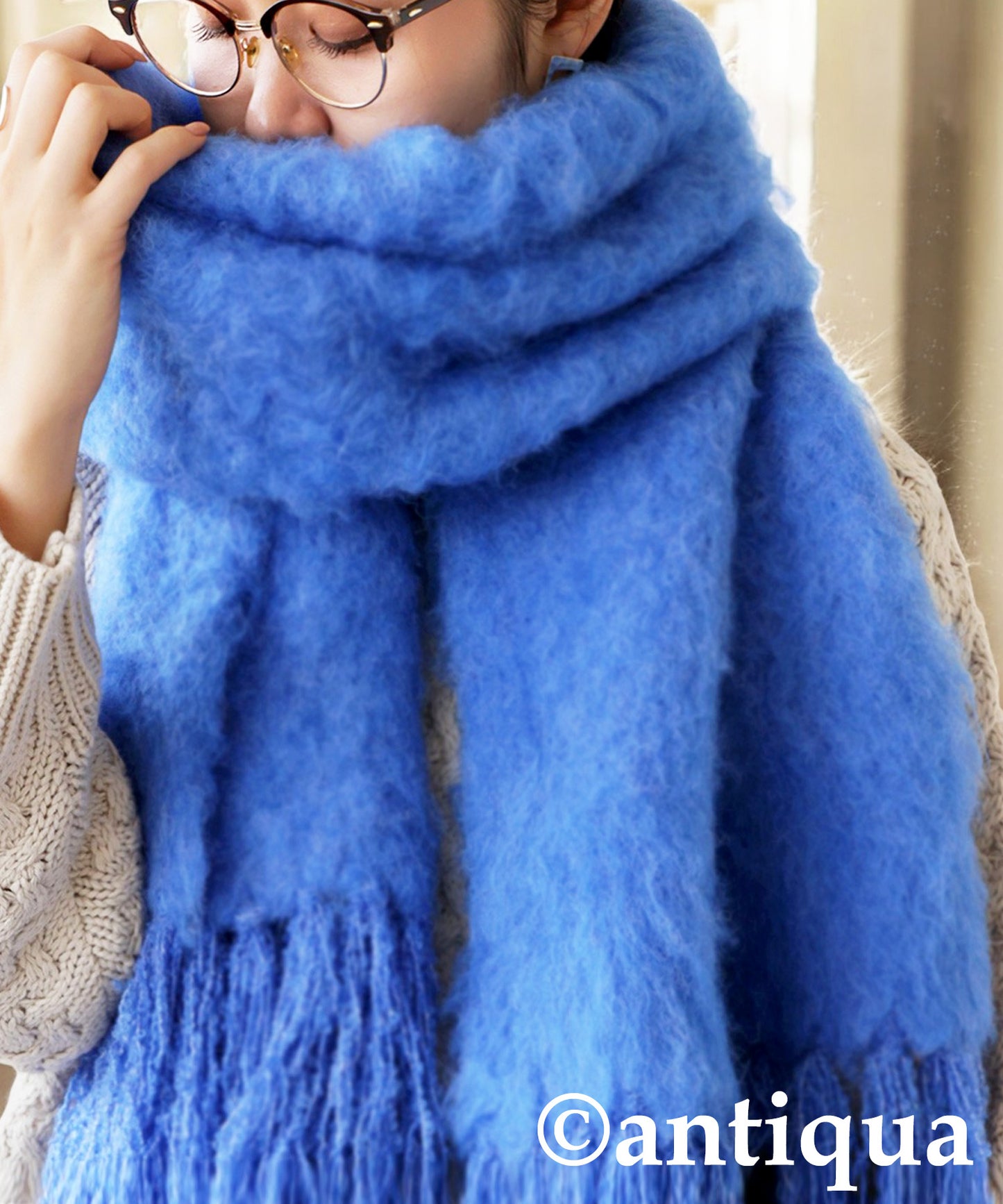 Fringe Muffler Ladies