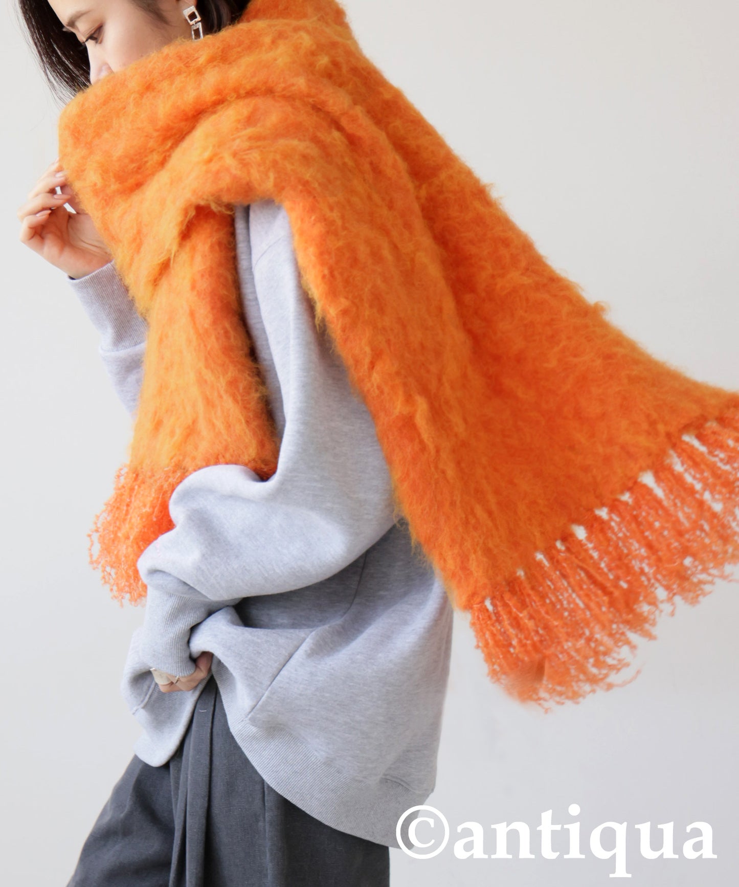 Fringe Muffler Ladies