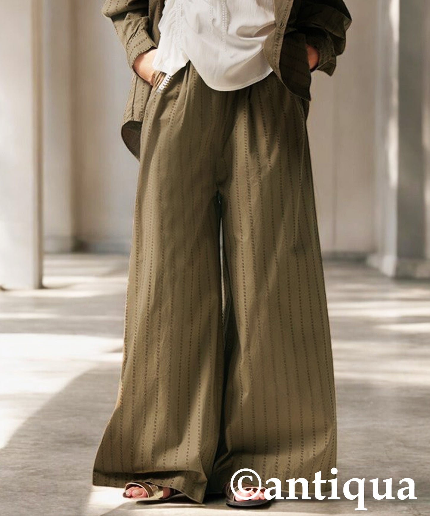 Cotton Wide Pants Ladies