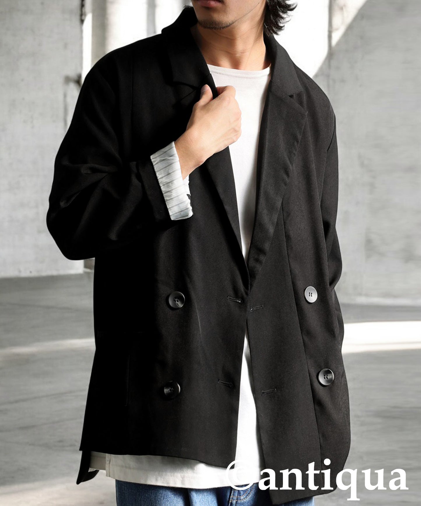 Asymmetric Double Jacket Men’s