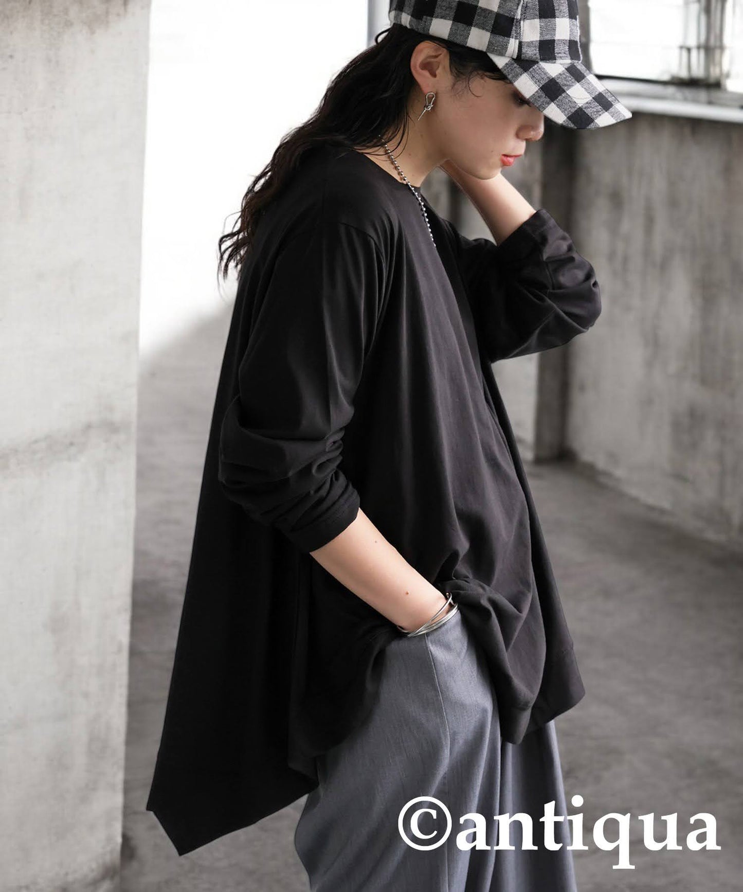 KYO Ladies Asymmetrical Long Sleeve T-Shirt