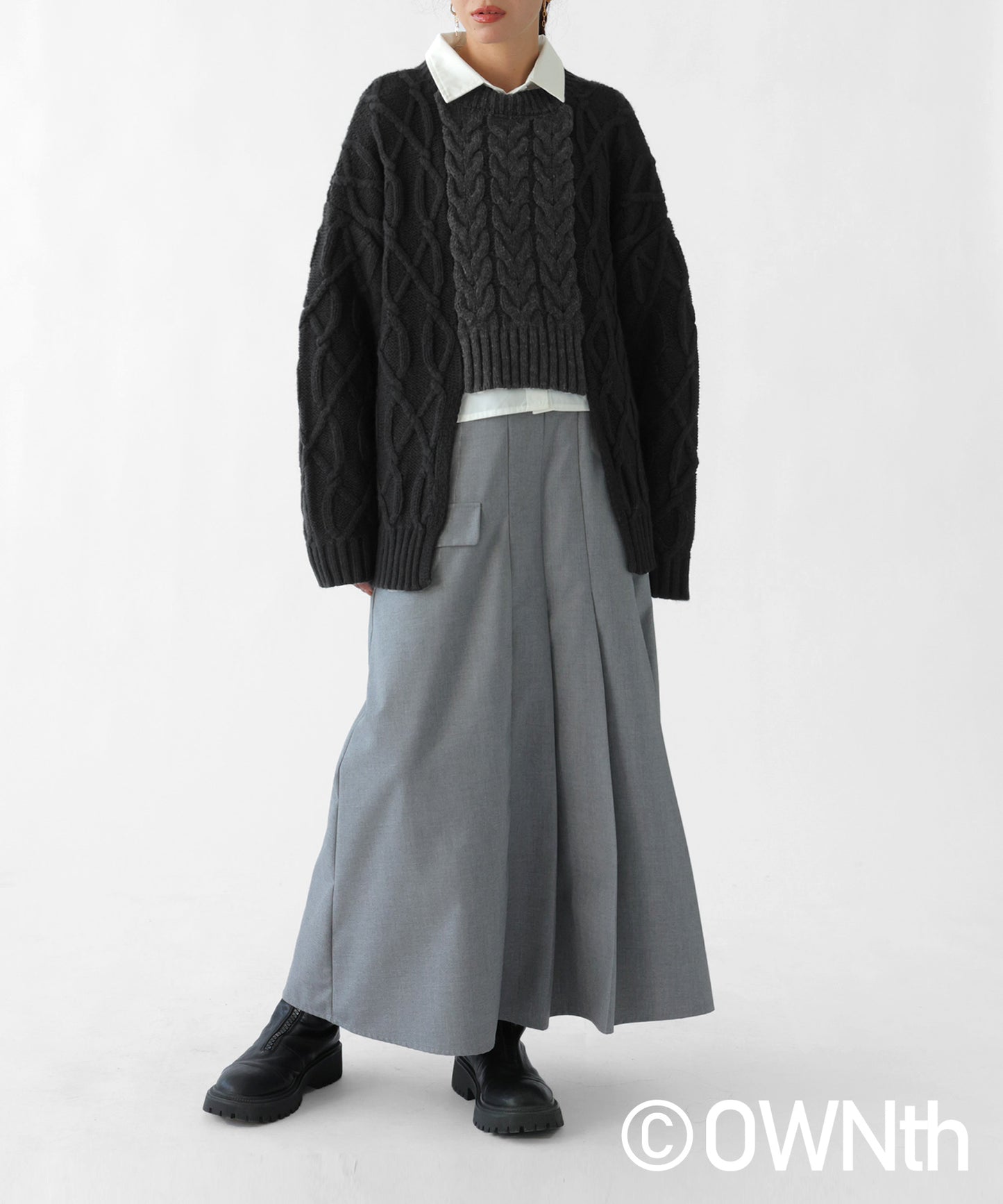 Cable Knitted Knit Ladies