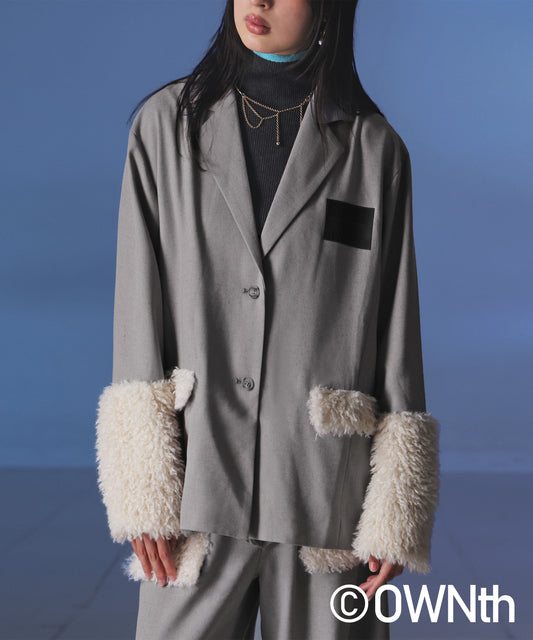 OWNth Fur Docking Tailored Jacket Ladies