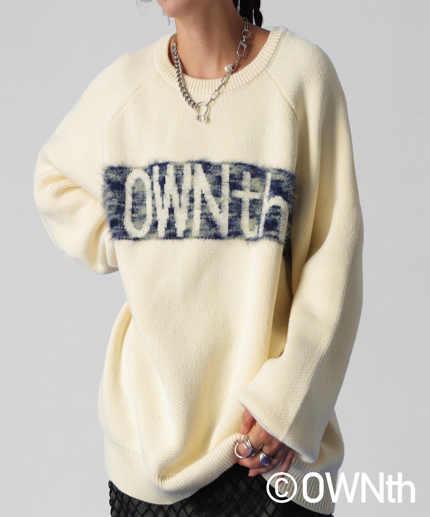 OWNth Logo Fur Knit Unisex