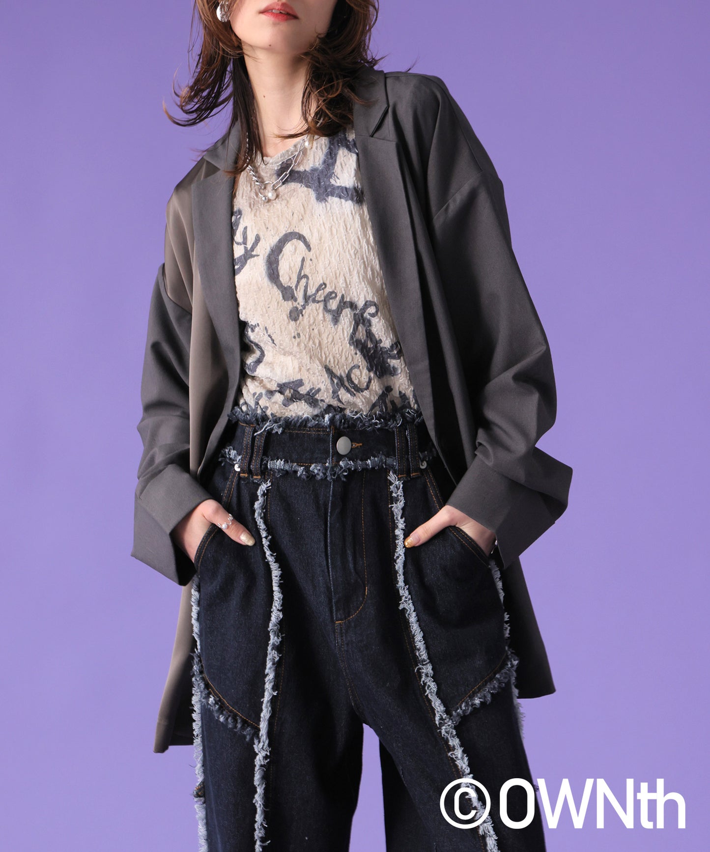 Back Design Switching Jacket