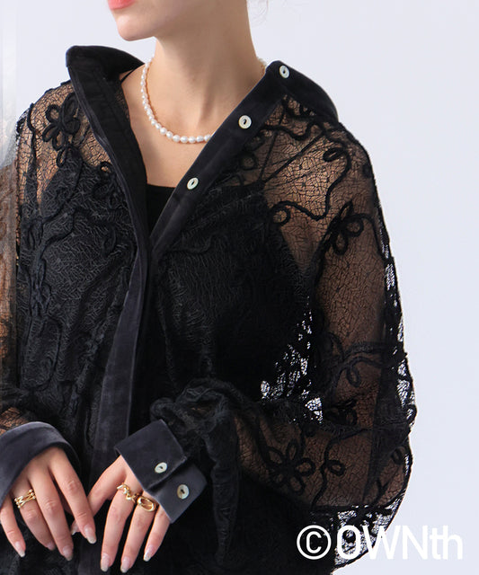 OWNth Mall Lace Shirt Tops Ladies