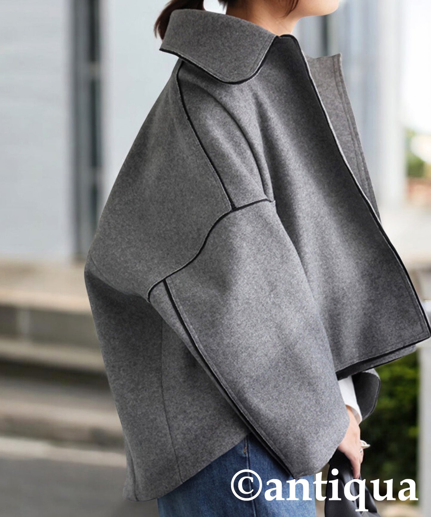 Round Collar Jacket Ladies