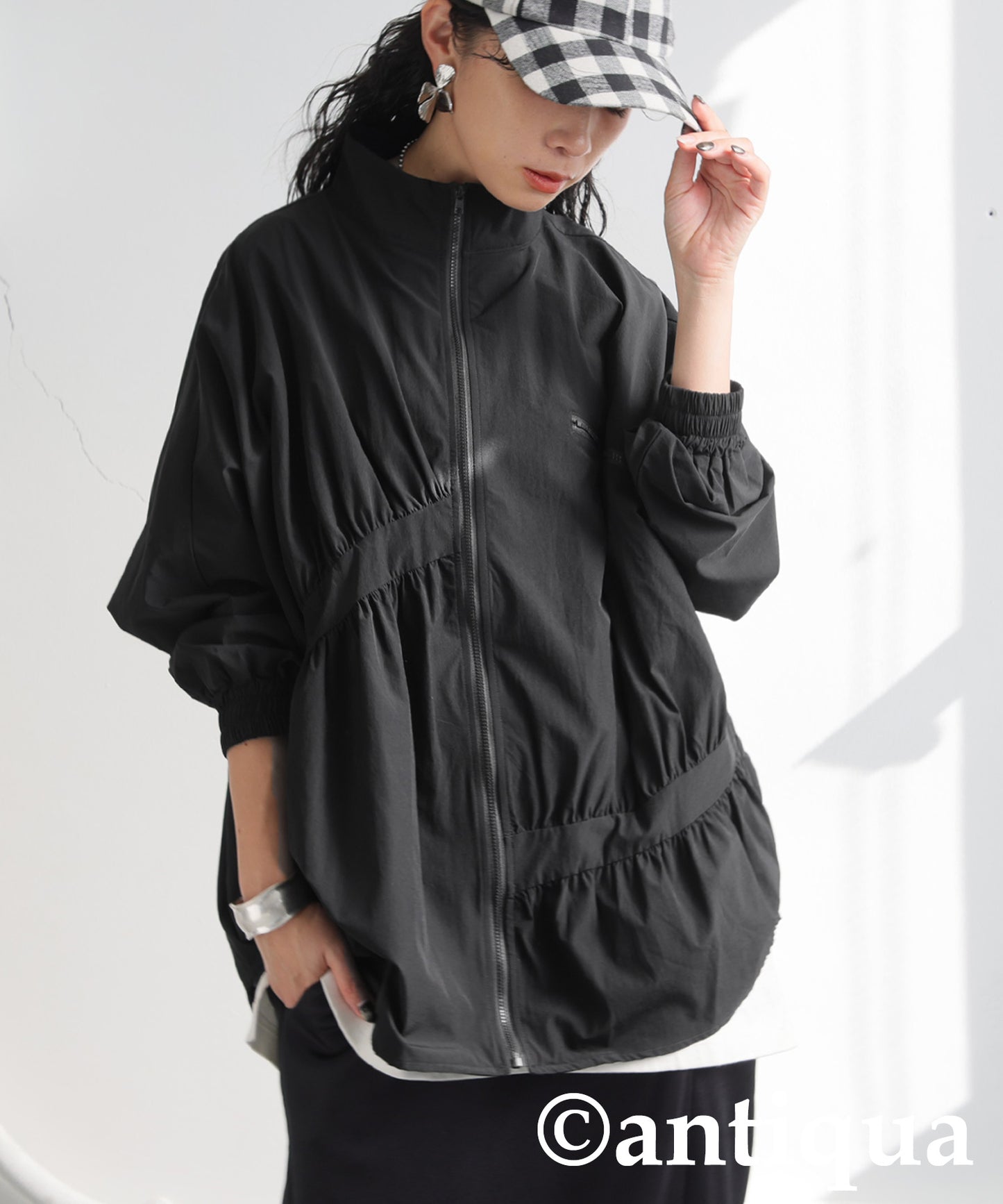 Gathered Design Jacket Ladies