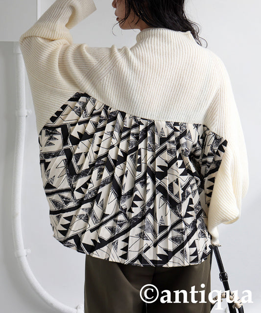 High Neck Knit Ladies