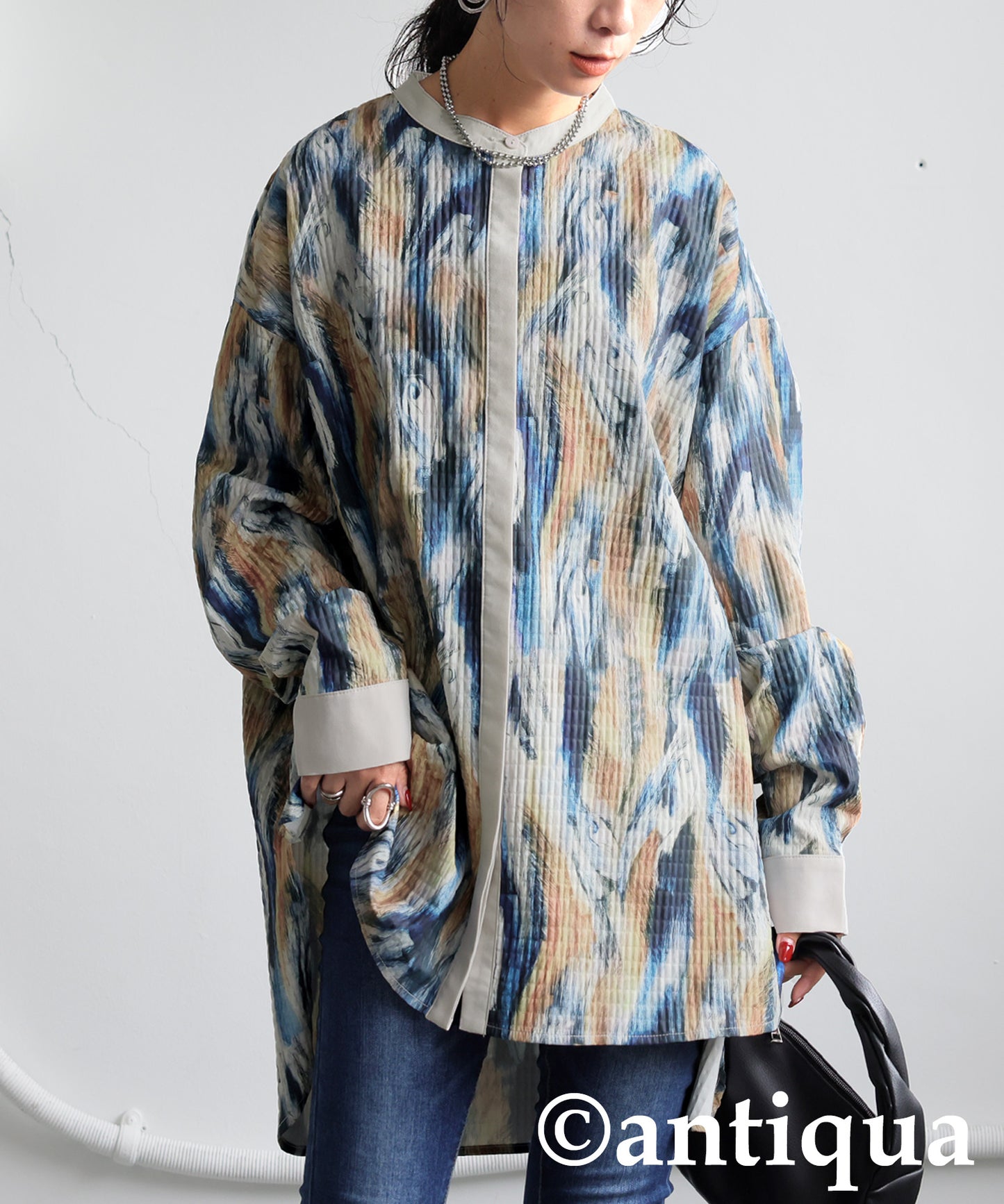 Nuance Pattern Shirt Ladies