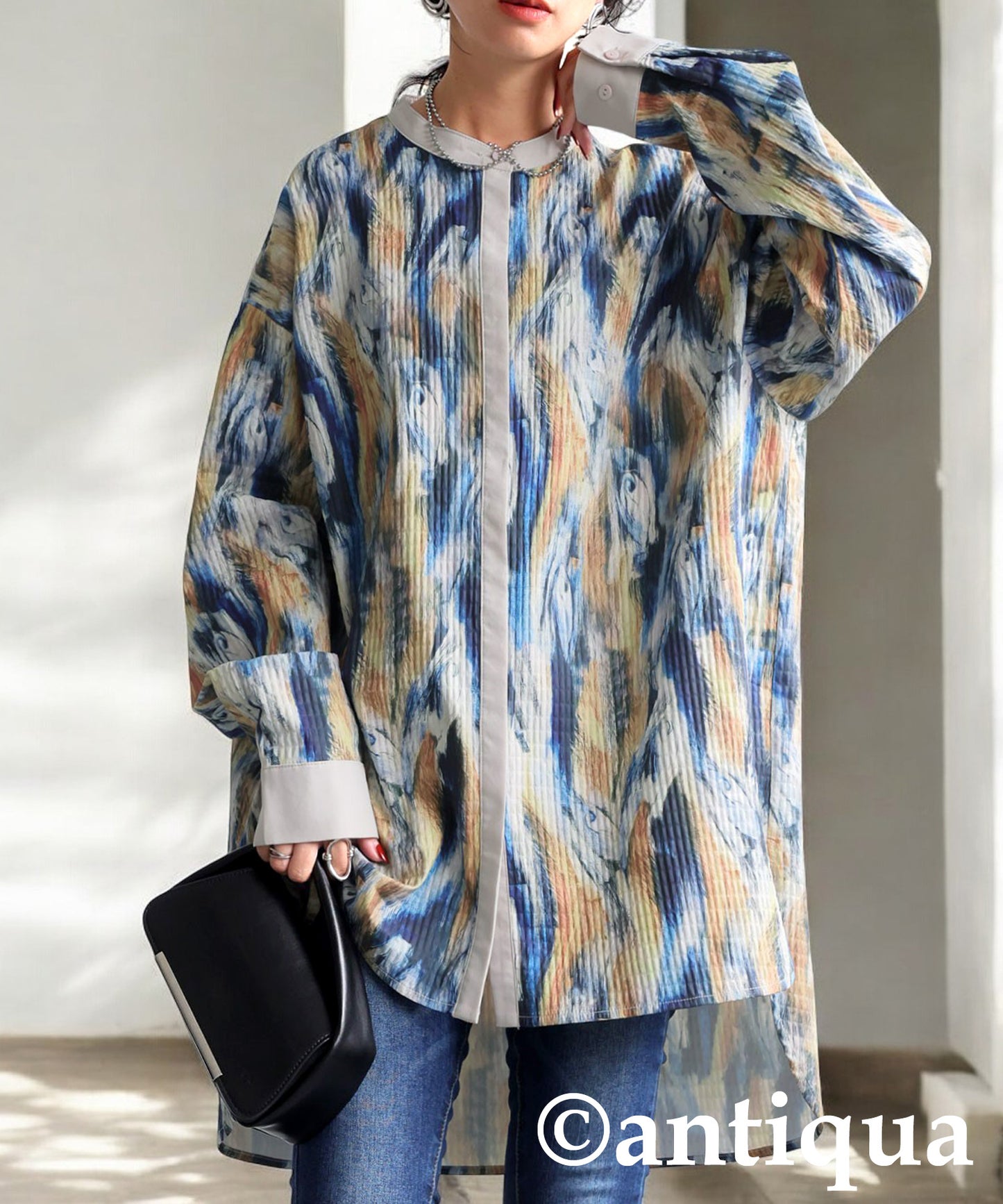 Nuance Pattern Shirt Ladies