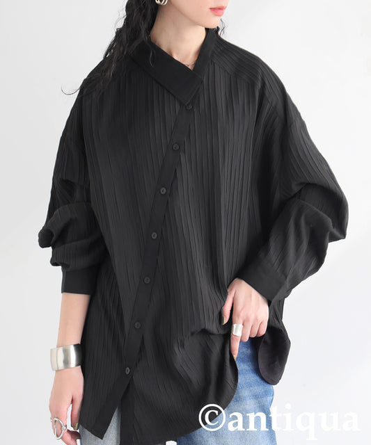 Asymmetric Design Shirt Ladies