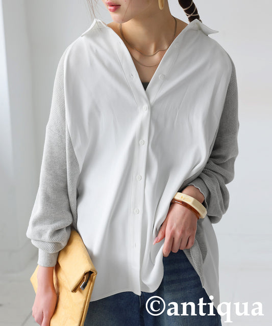 Knit Docking Shirt Ladies