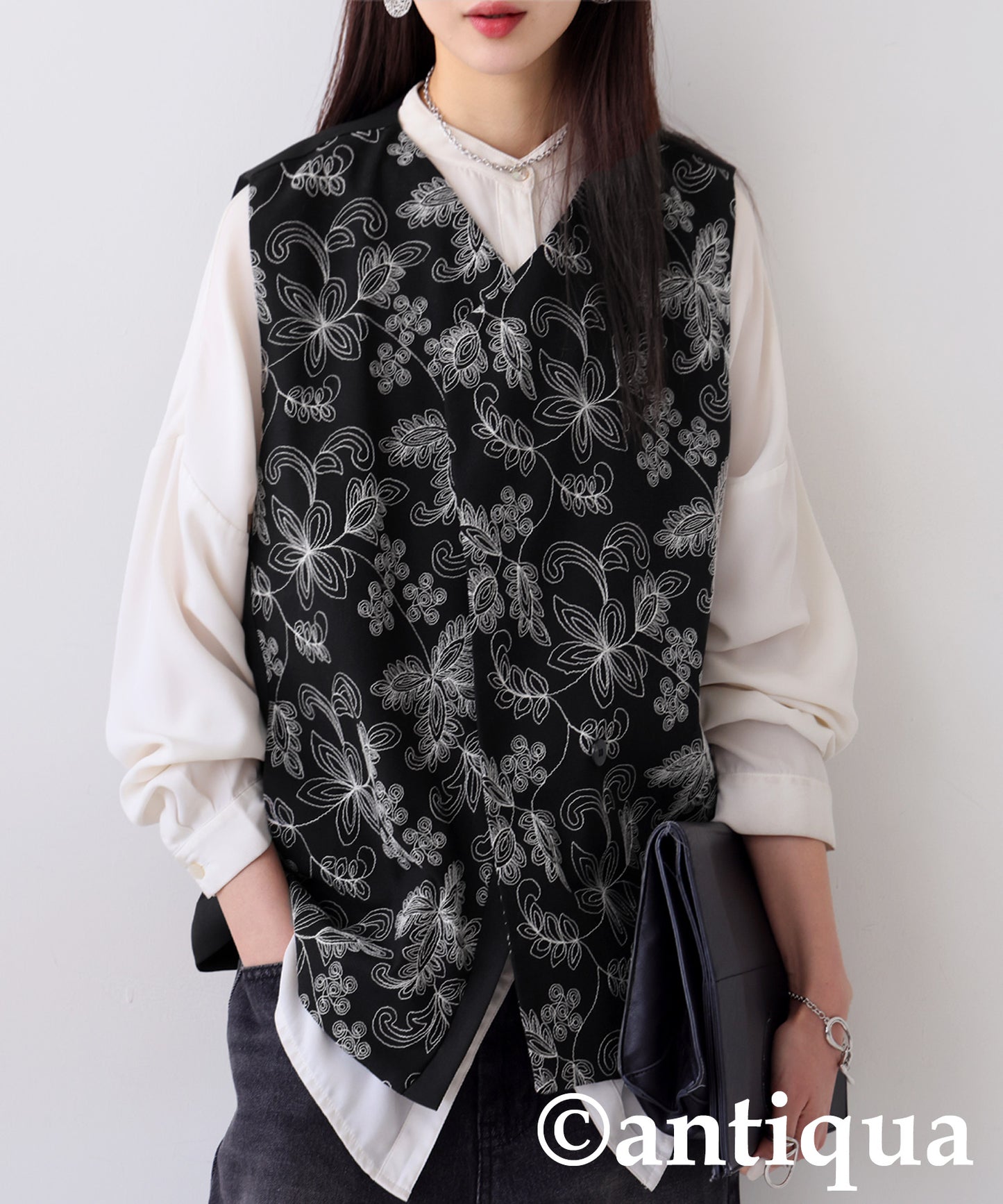 Embroidery Design Vest Ladies