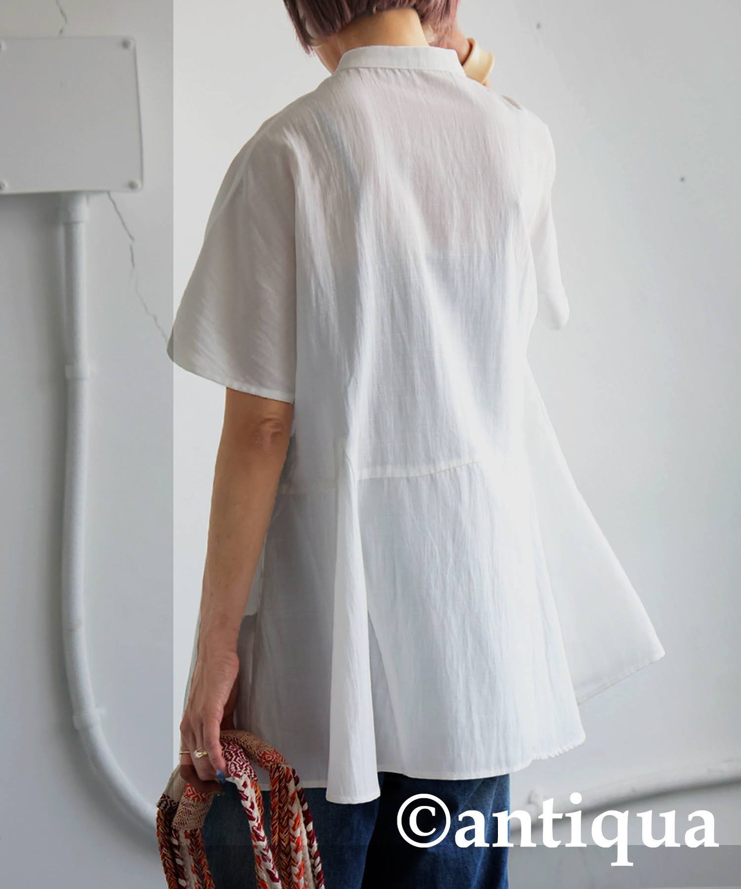 Ladies Peplum Silhouette Shirt