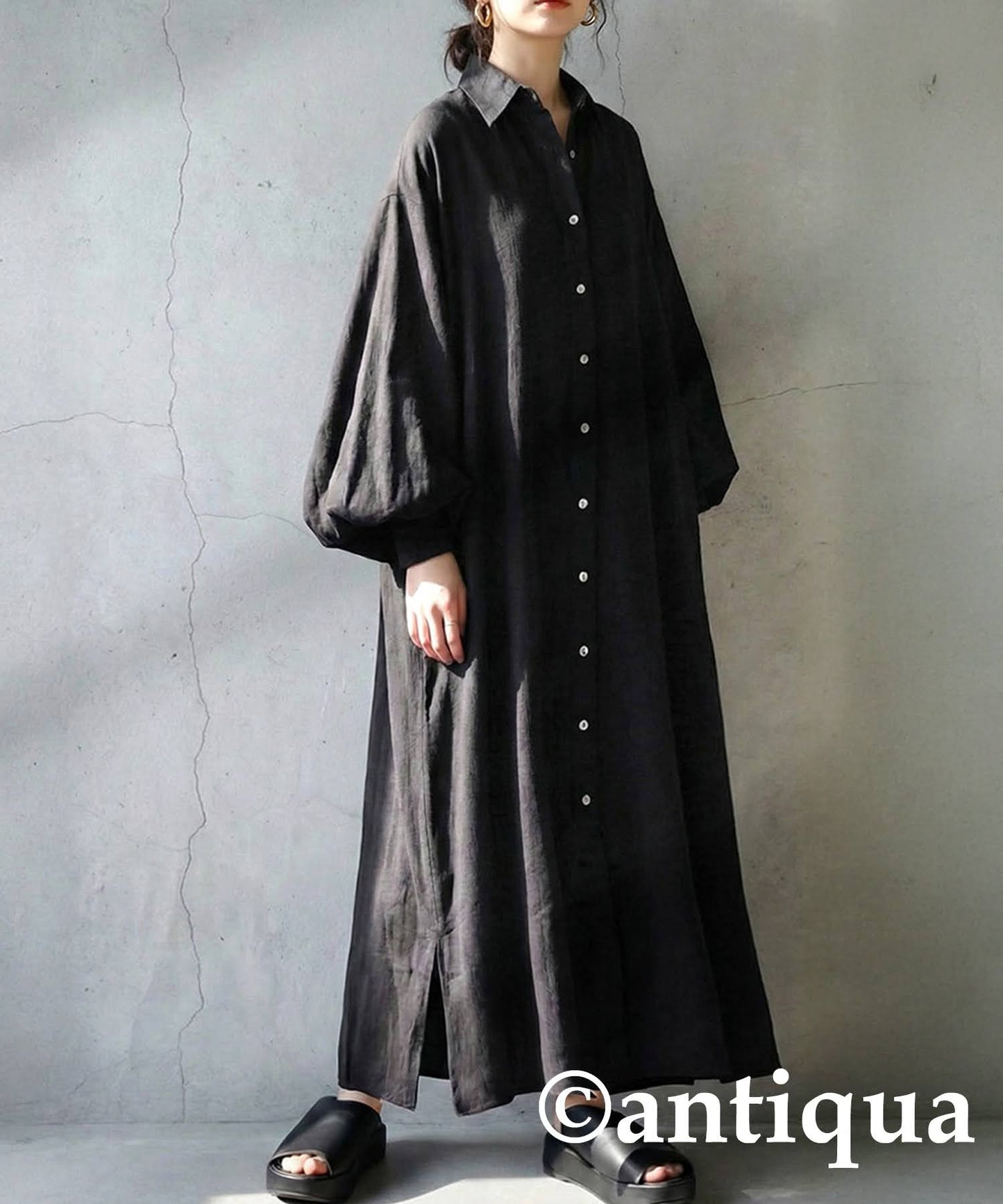 3D Sleeve Shirt Dress Ladies