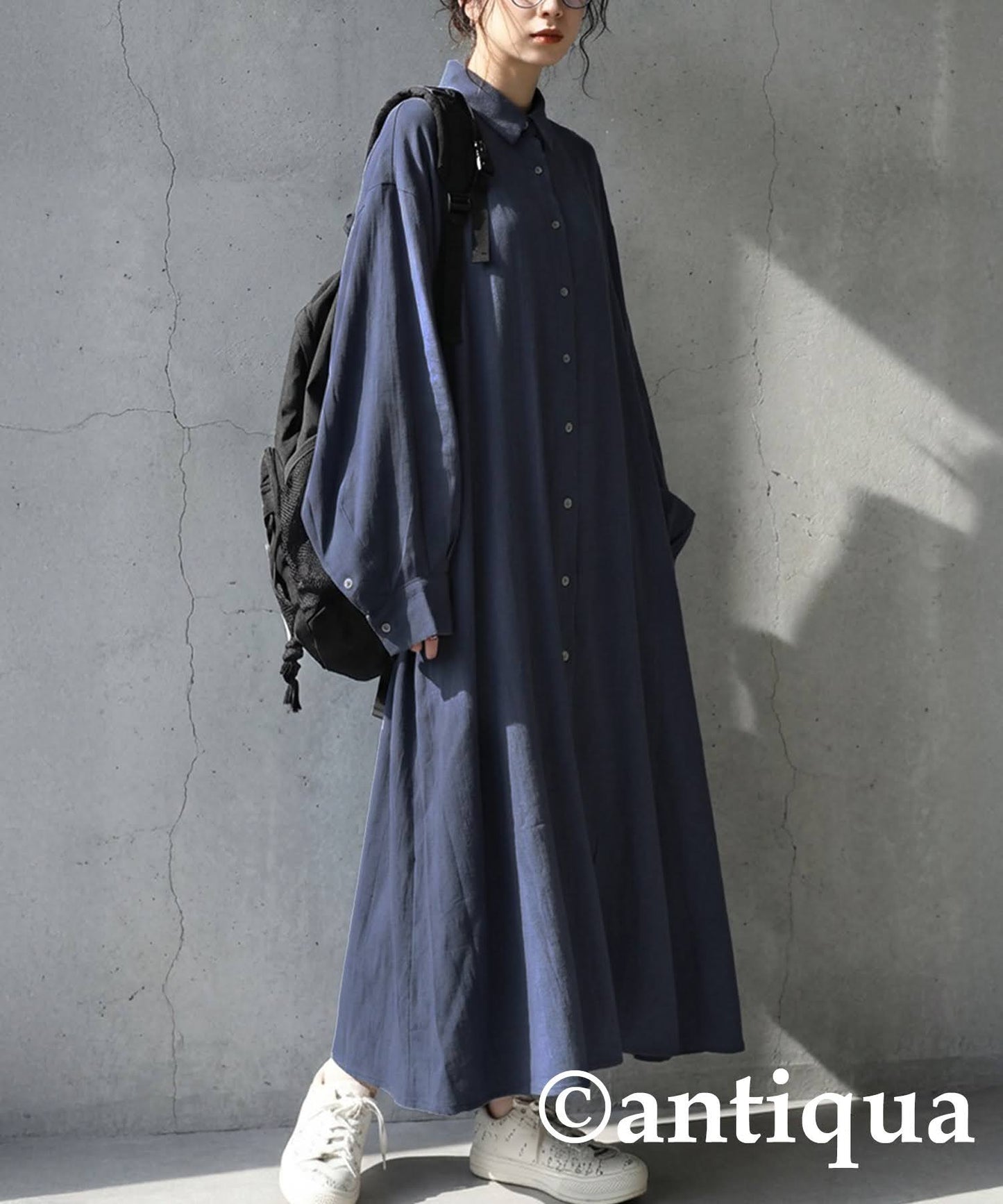 3D Sleeve Shirt Dress Ladies