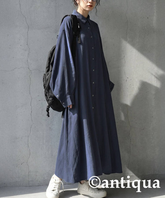 3D Sleeve Shirt Dress Ladies