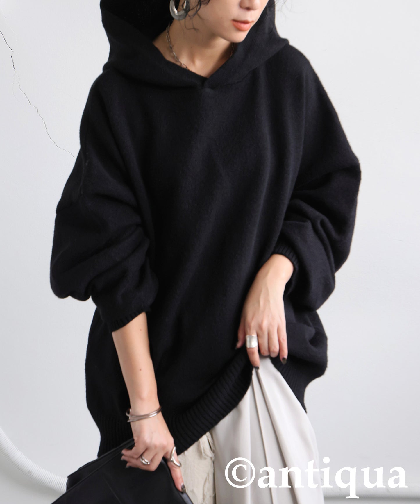 Knit Hoodie Ladies