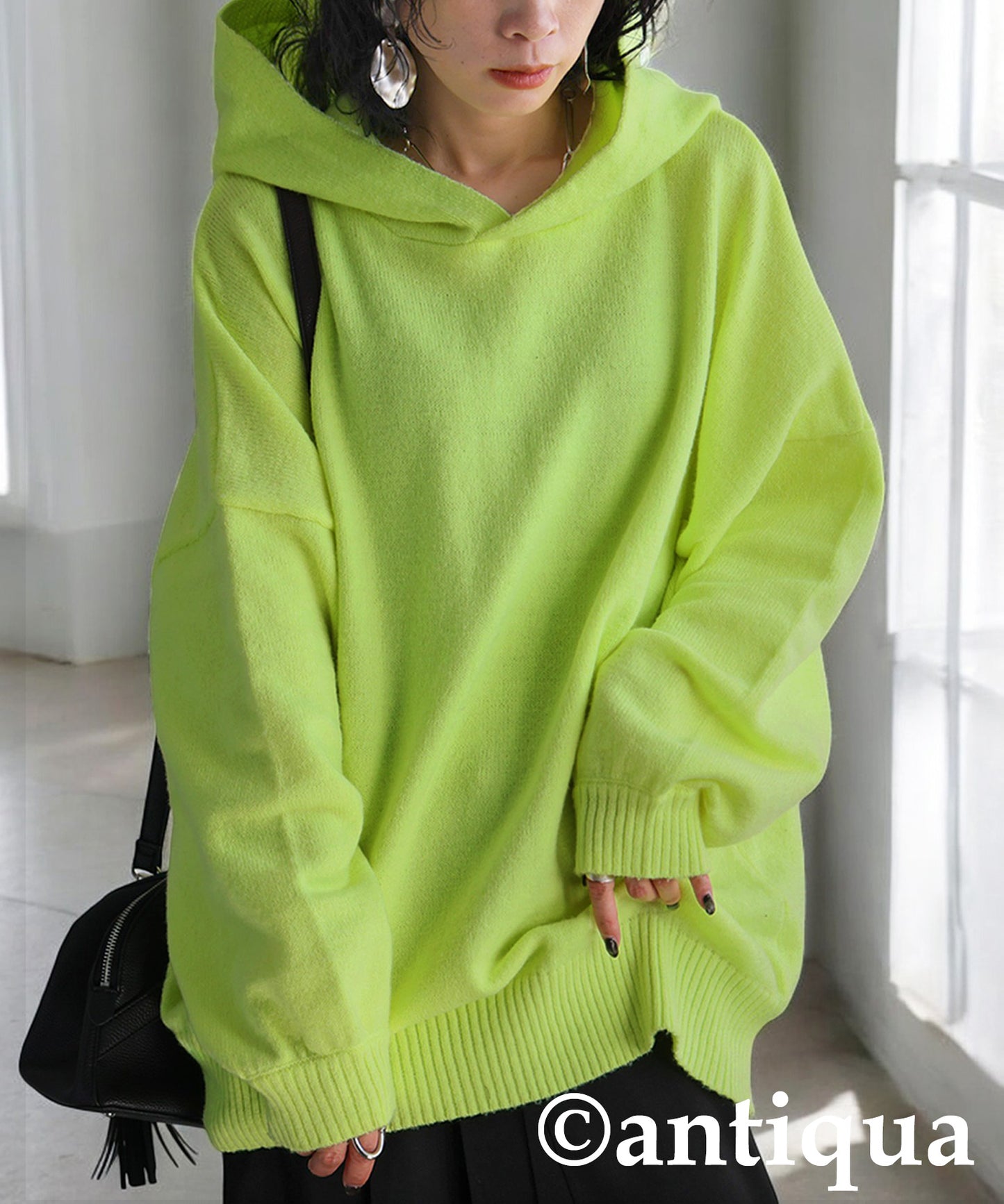 Knit Hoodie Ladies