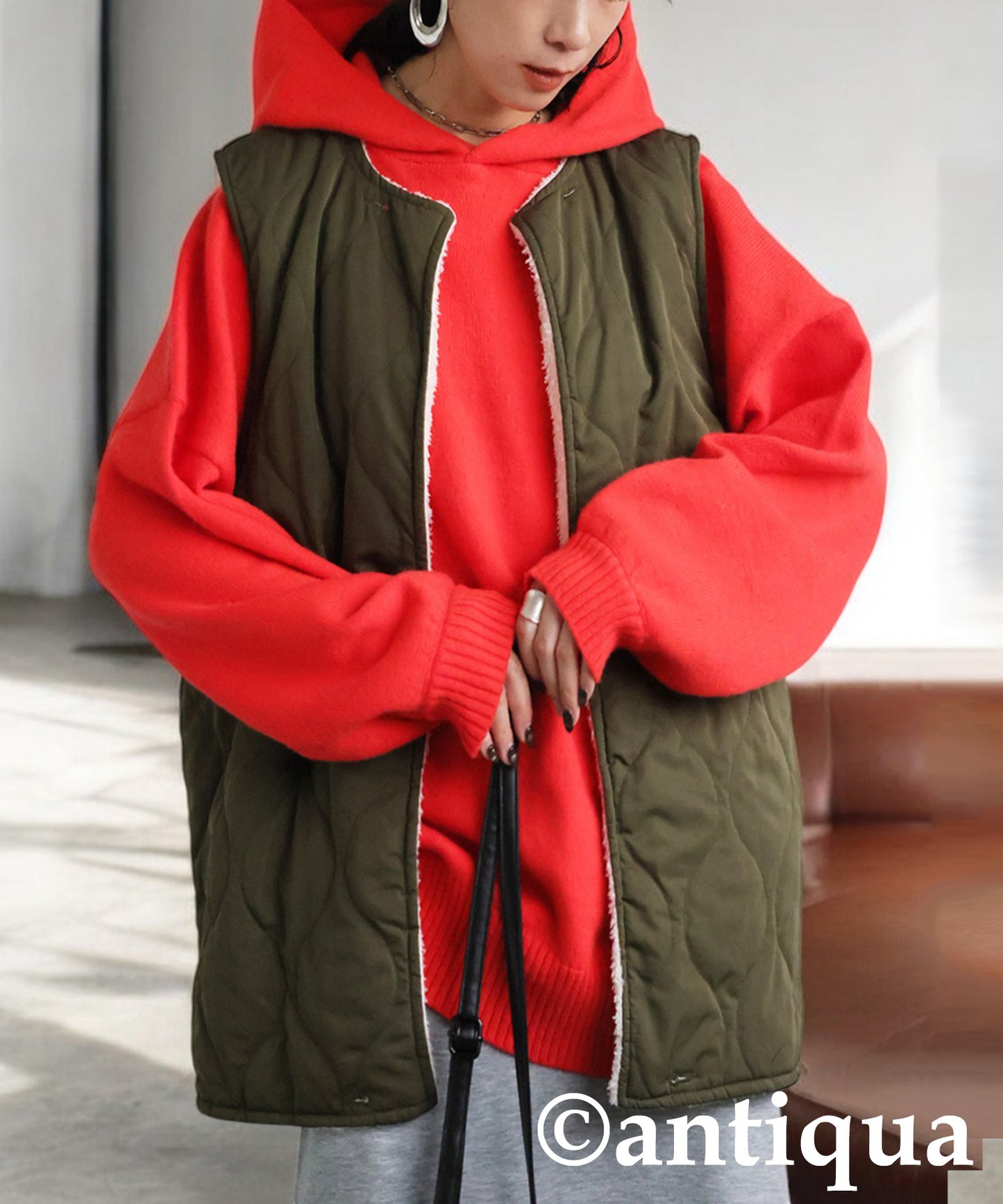 Knit Hoodie Ladies