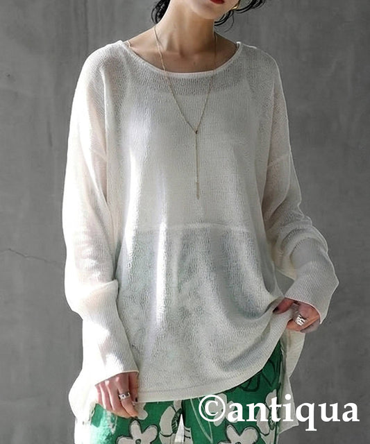 Deformed Knit Top Ladies