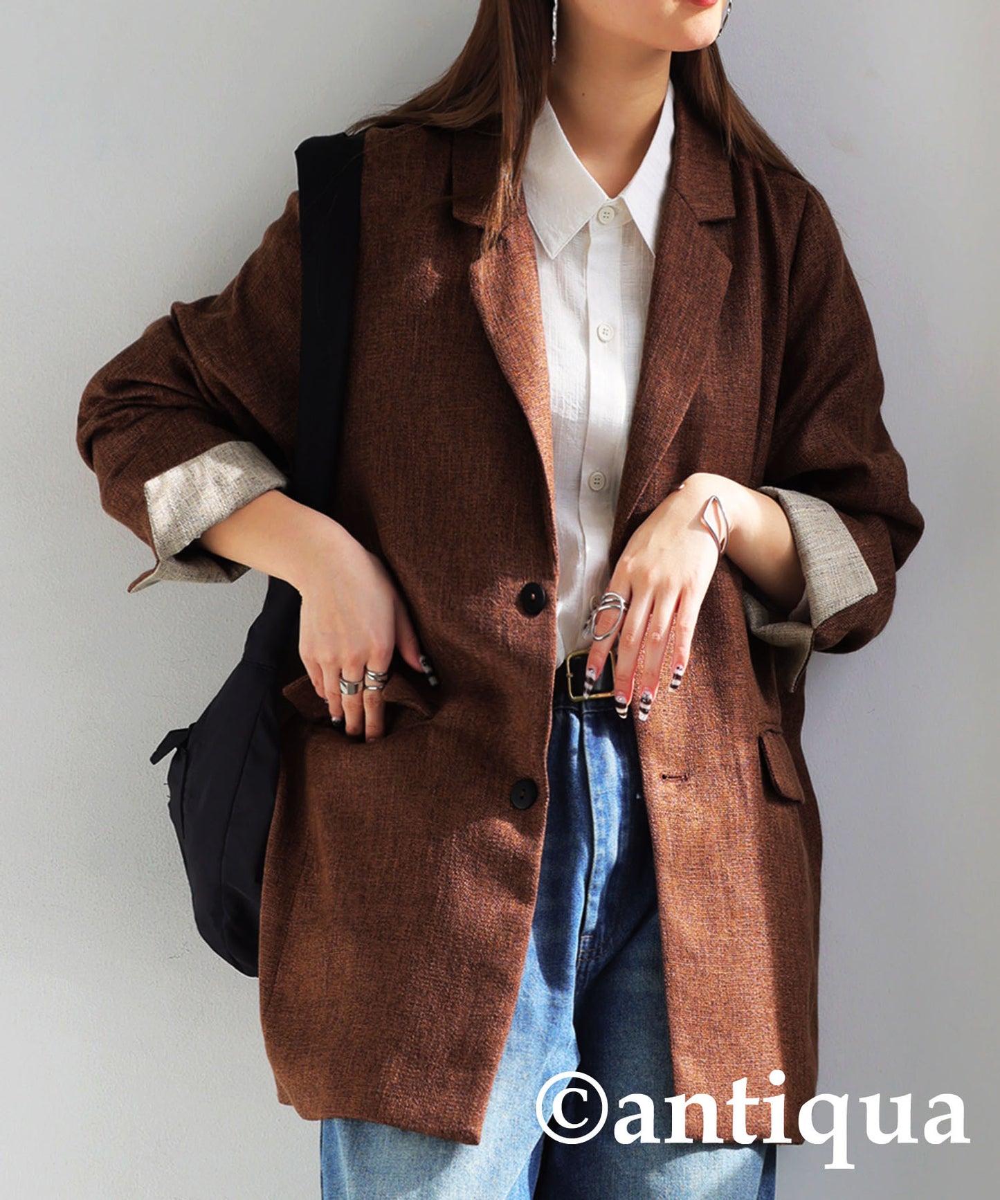 Tweed-Like Jacket Ladies