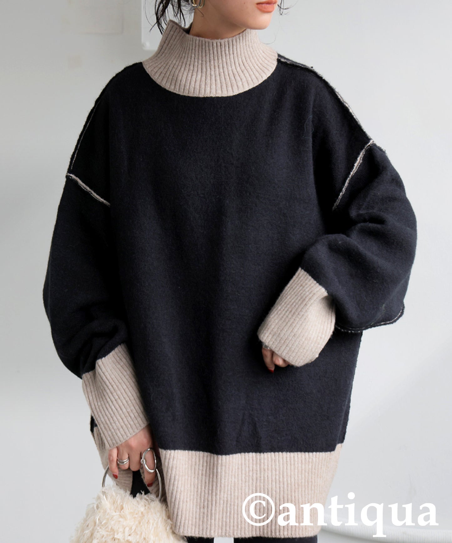 High Neck Knit Ladies