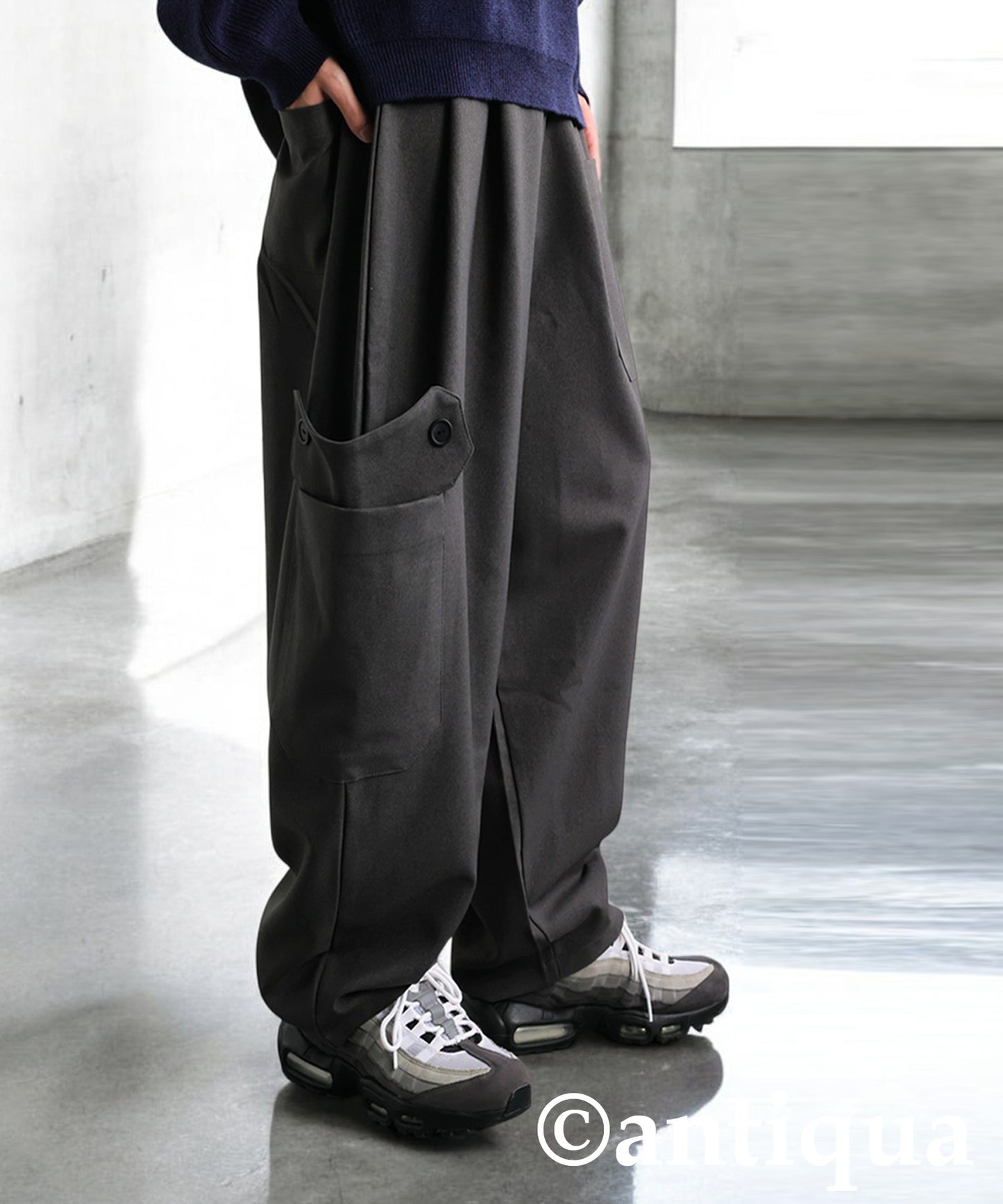 Pocket Design Pants Men's