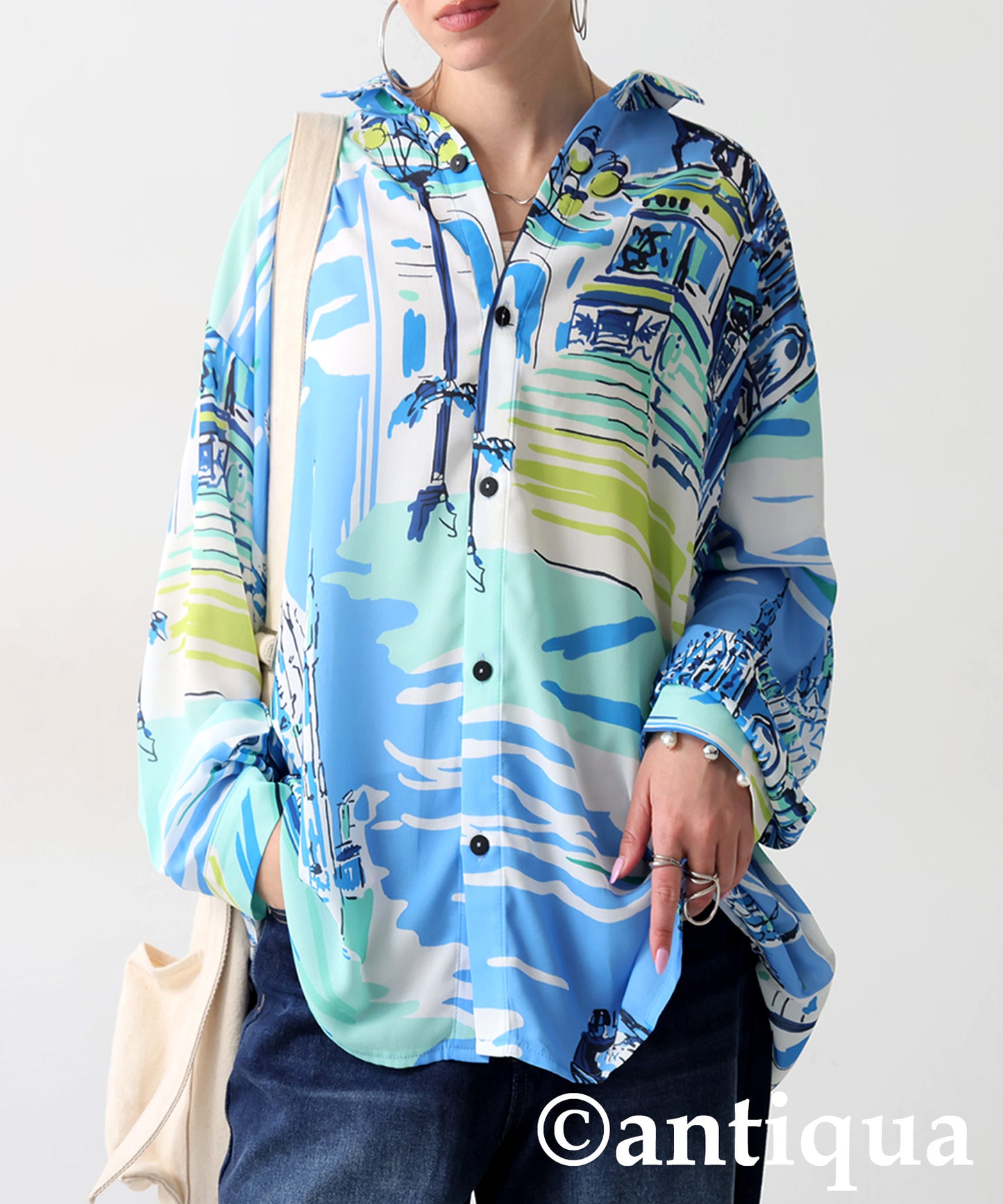 City Pattern Shirt Ladies