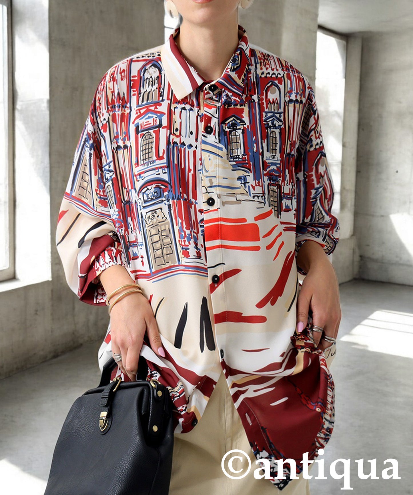 City Pattern Shirt Ladies