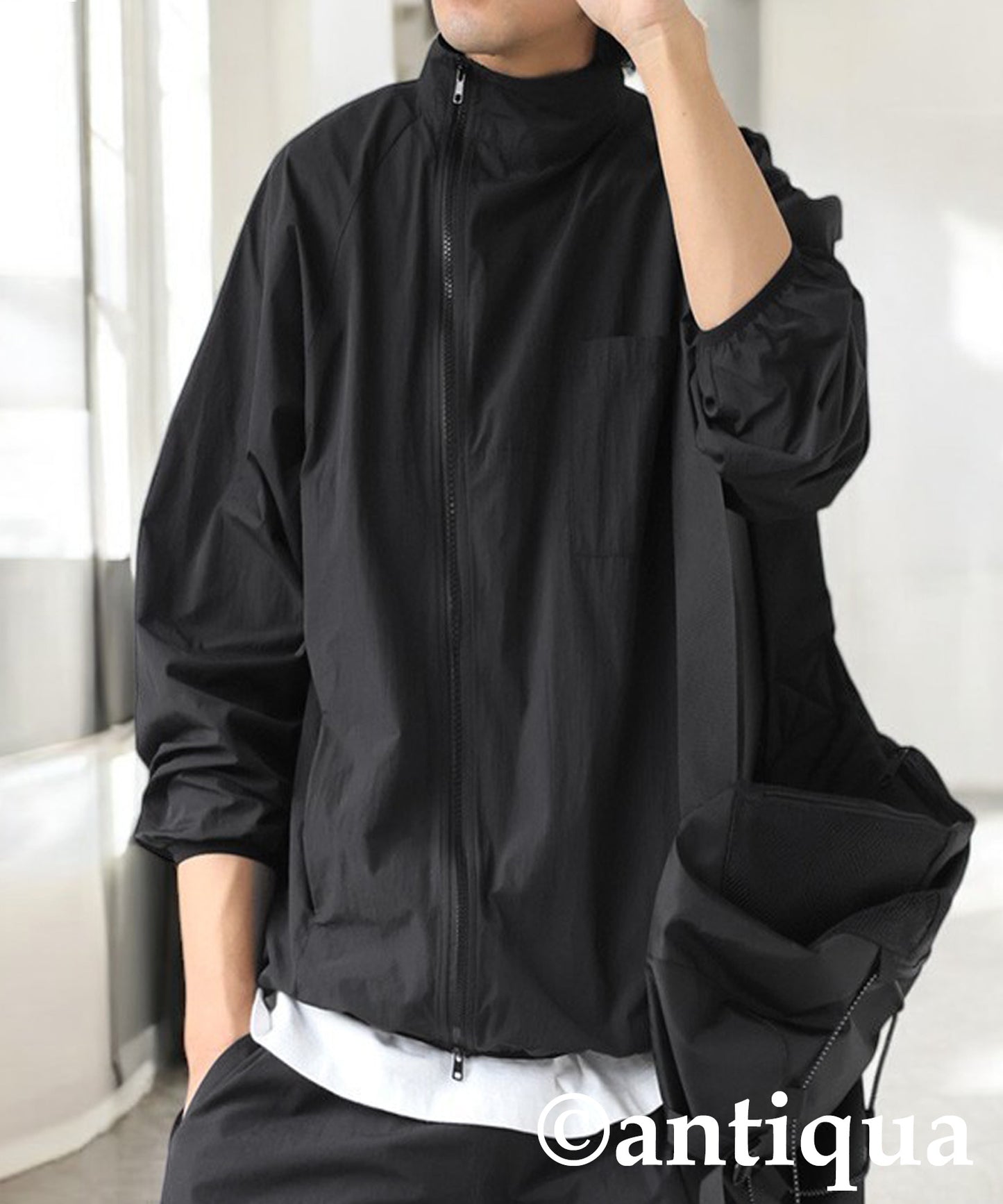 Asymmetrical Zipper Tops Men's