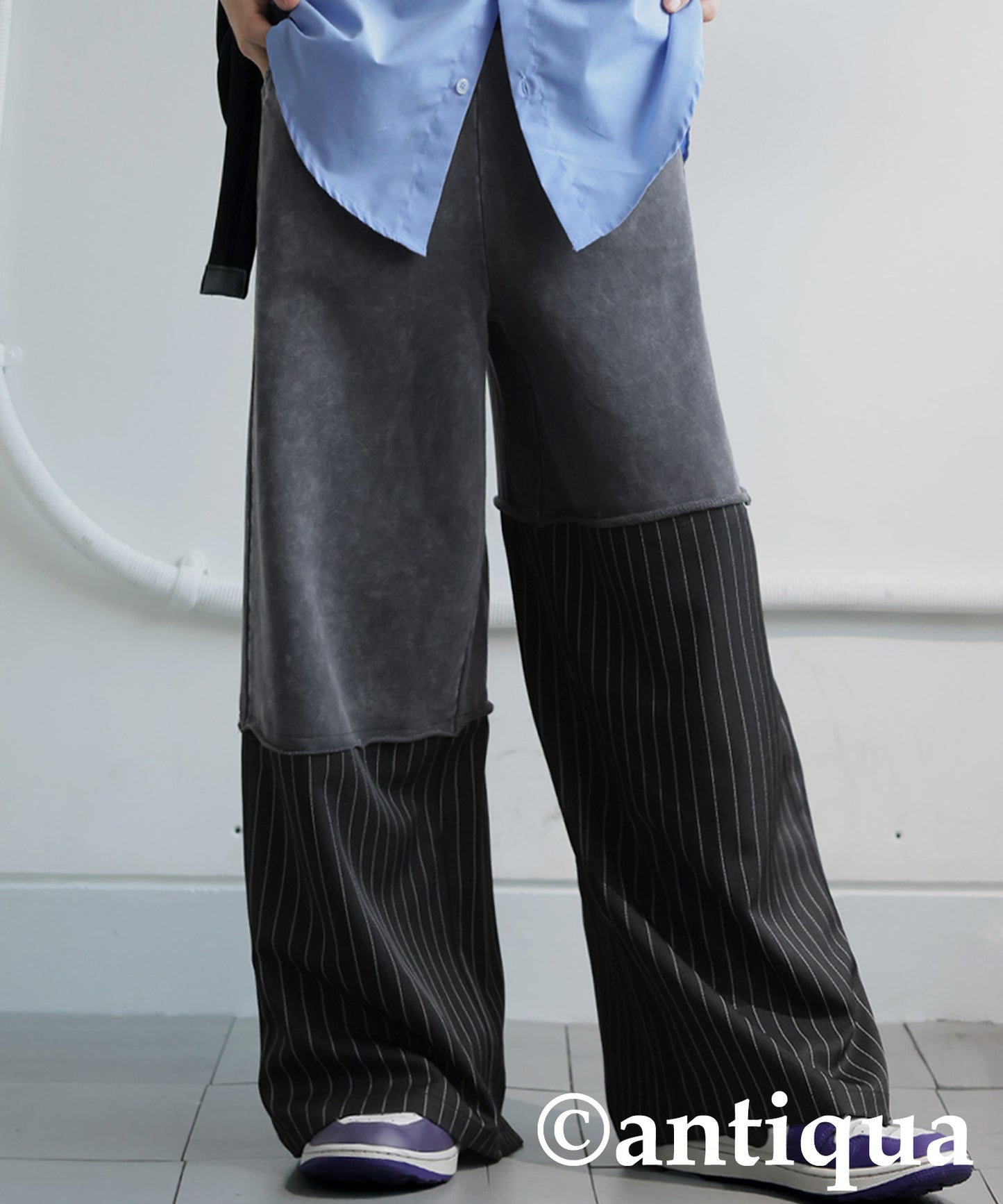 Vintage-style Striped Pants Men’s