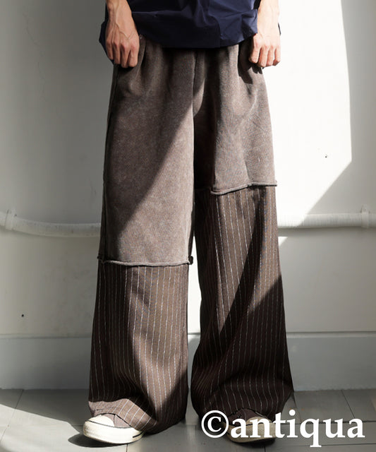 Vintage-style Striped Pants Men’s