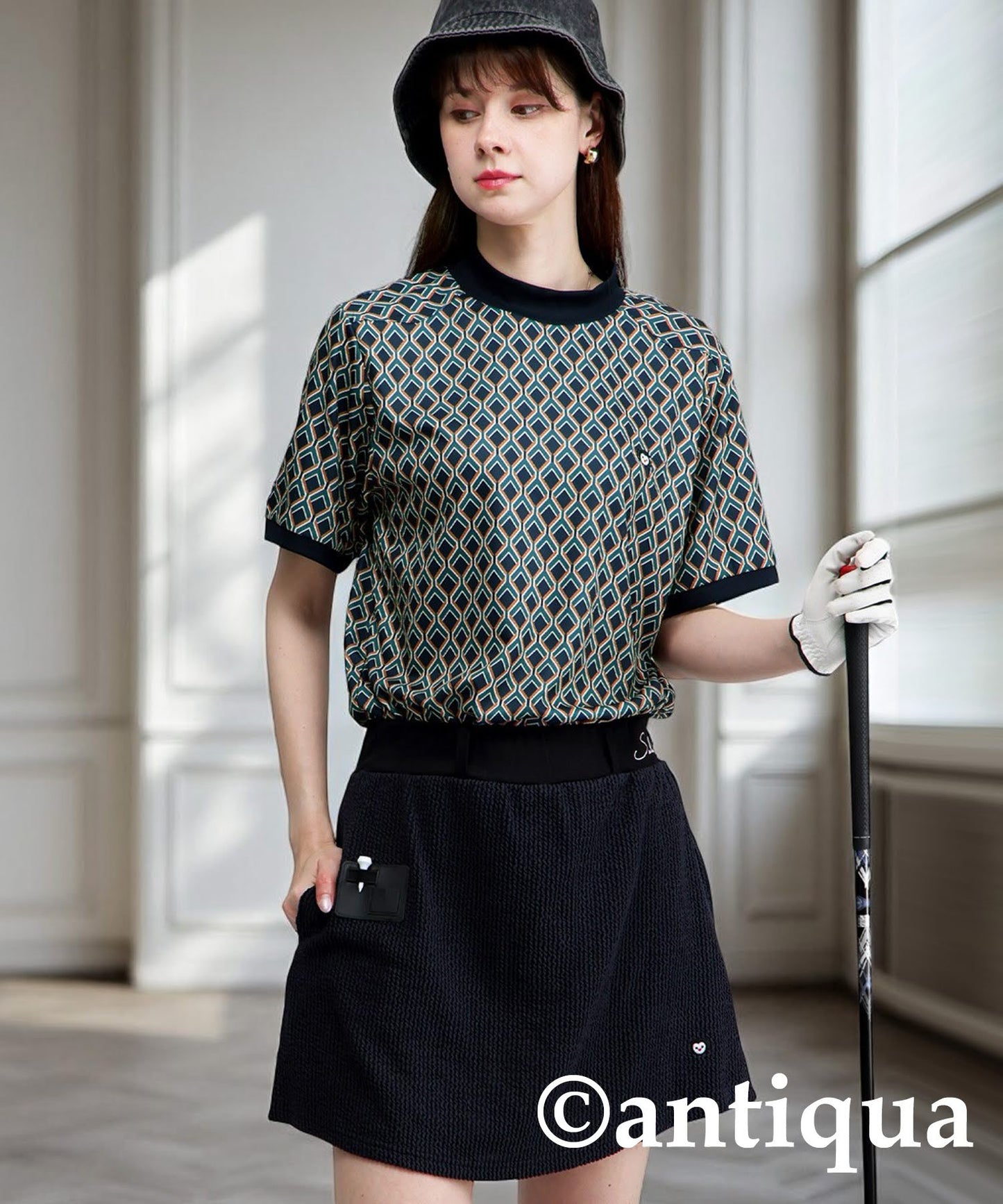 Salu. Ladies Geometric Print T-Shirt